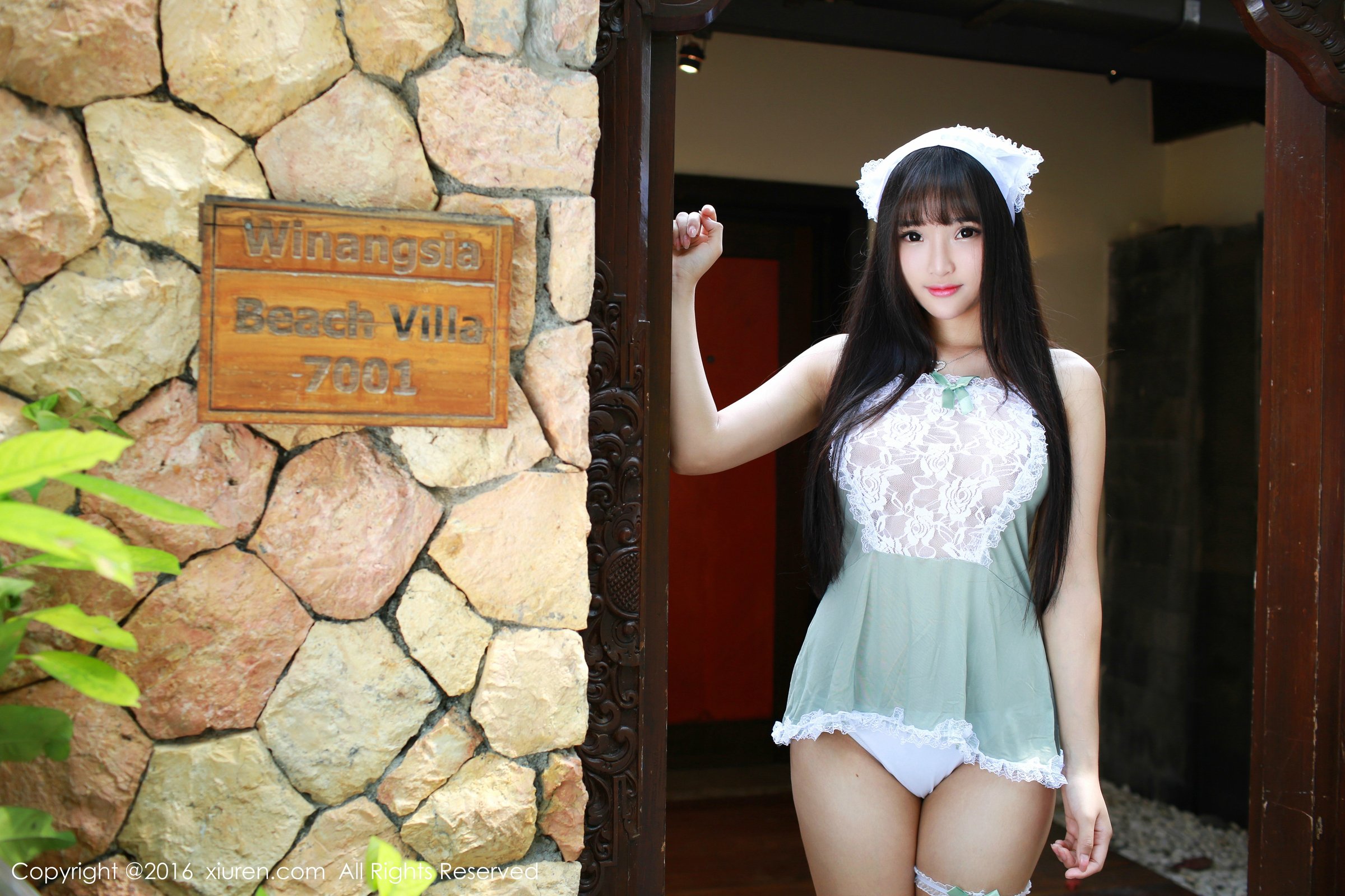 《秀人网 夏瑶baby(baby) 女仆写真》第4张,模特夏瑶baby(baby),秀人网,女仆主题,全套52张