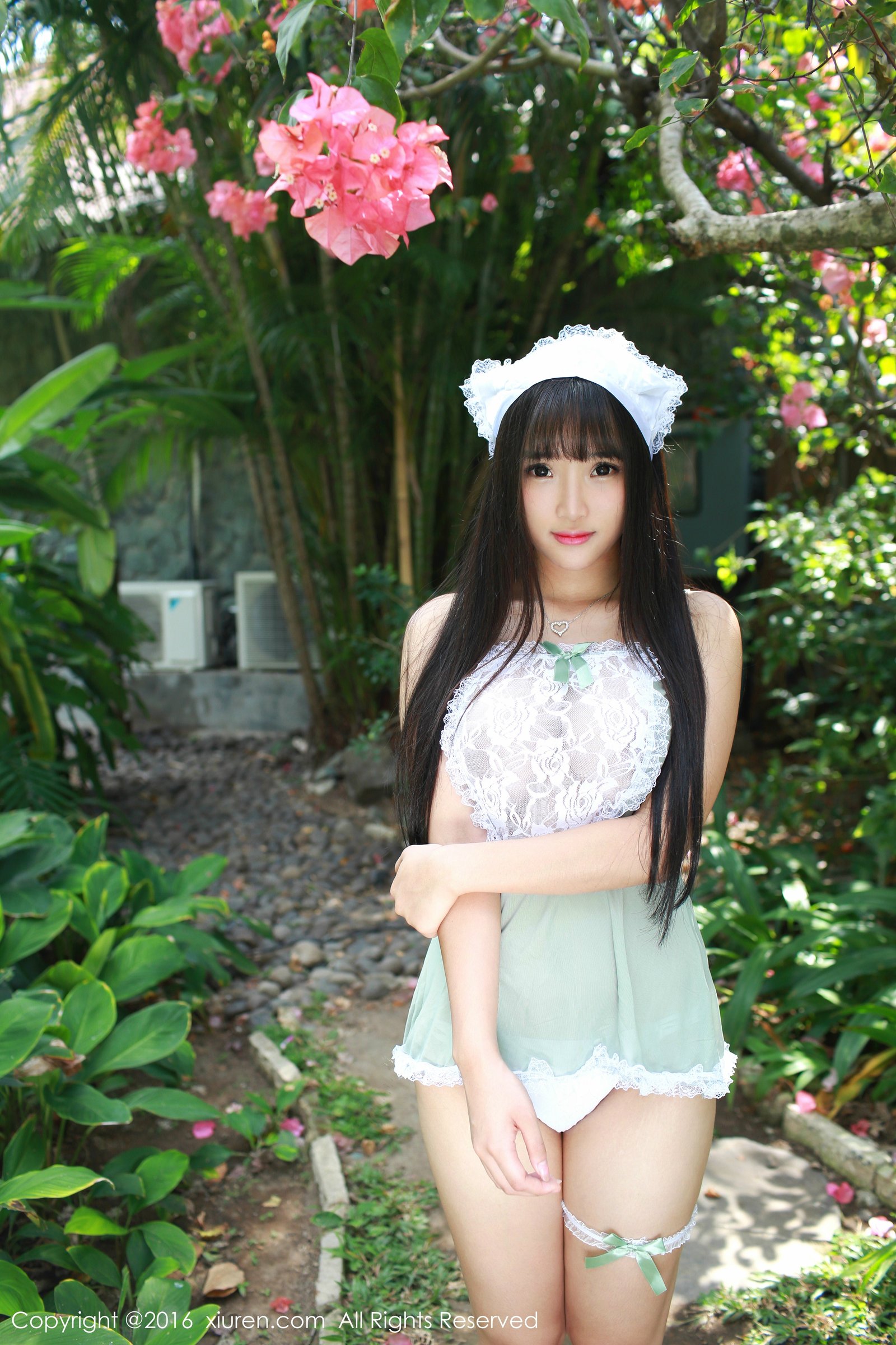 《秀人网 夏瑶baby(baby) 女仆写真》第7张,模特夏瑶baby(baby),秀人网,女仆主题,全套52张