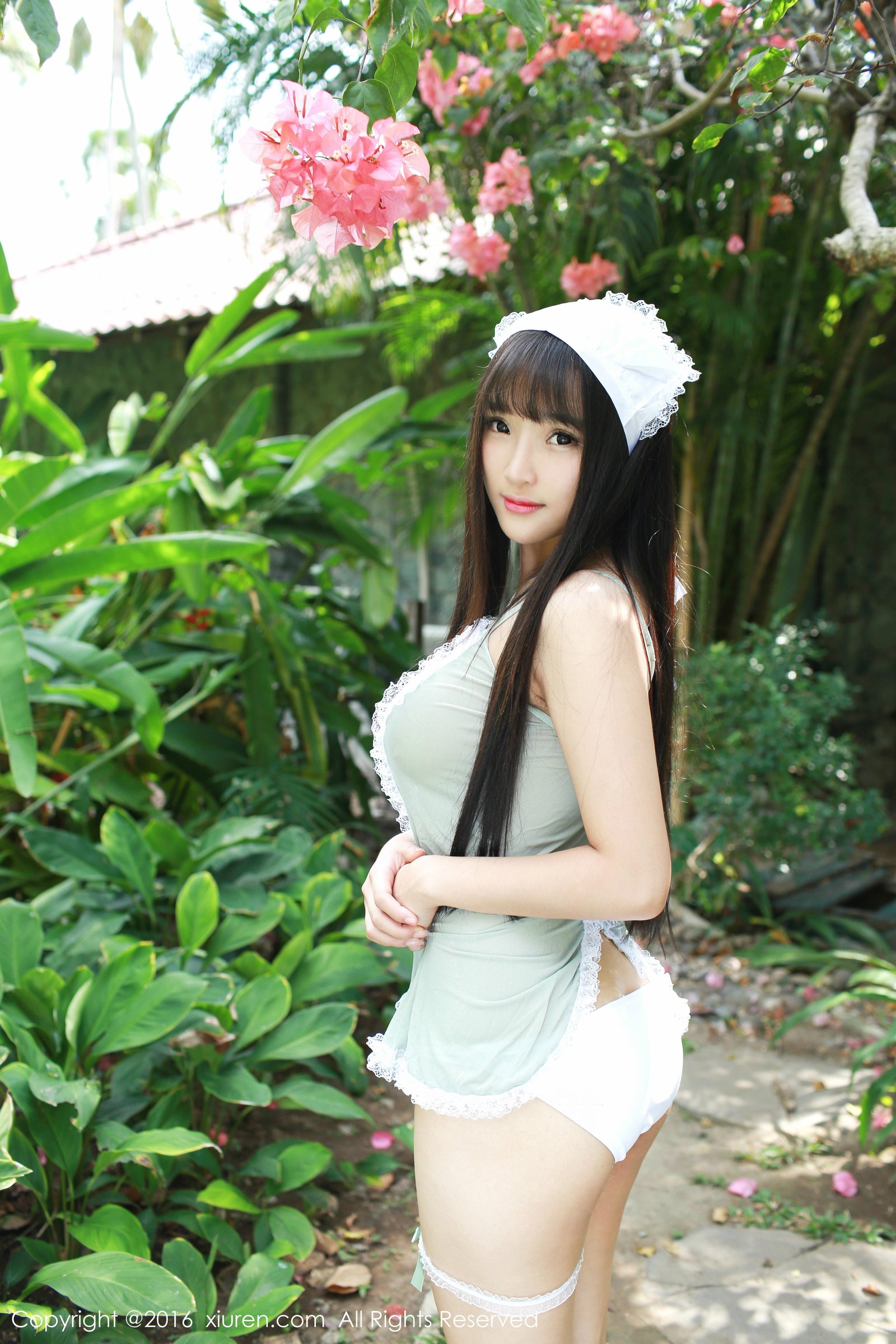 《秀人网 夏瑶baby(baby) 女仆写真》第8张,模特夏瑶baby(baby),秀人网,女仆主题,全套52张