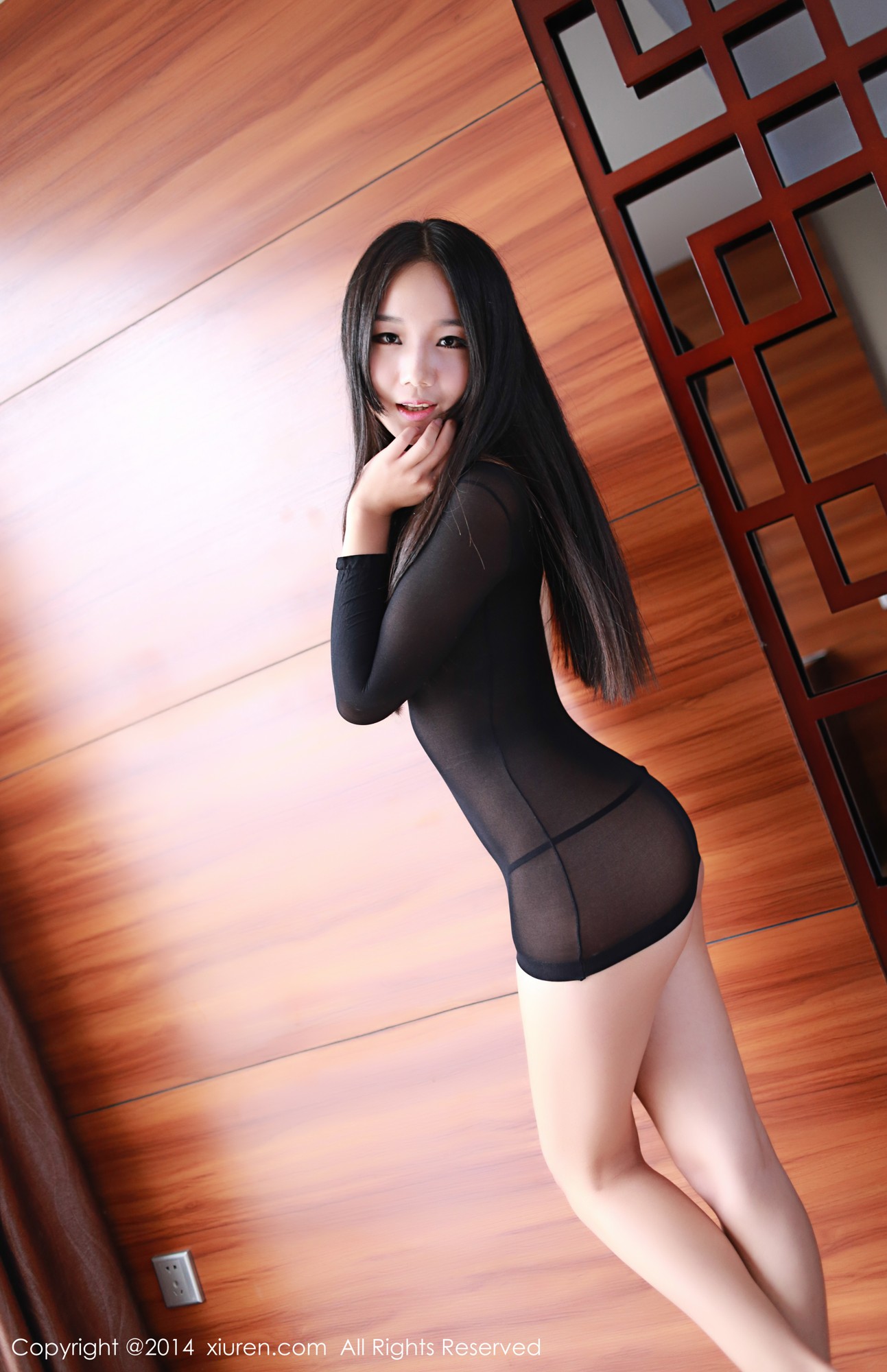 《秀人网 Joeychua(悠悠) 黑丝写真》第19张,模特Joeychua(悠悠),秀人网,黑丝主题,全套52张