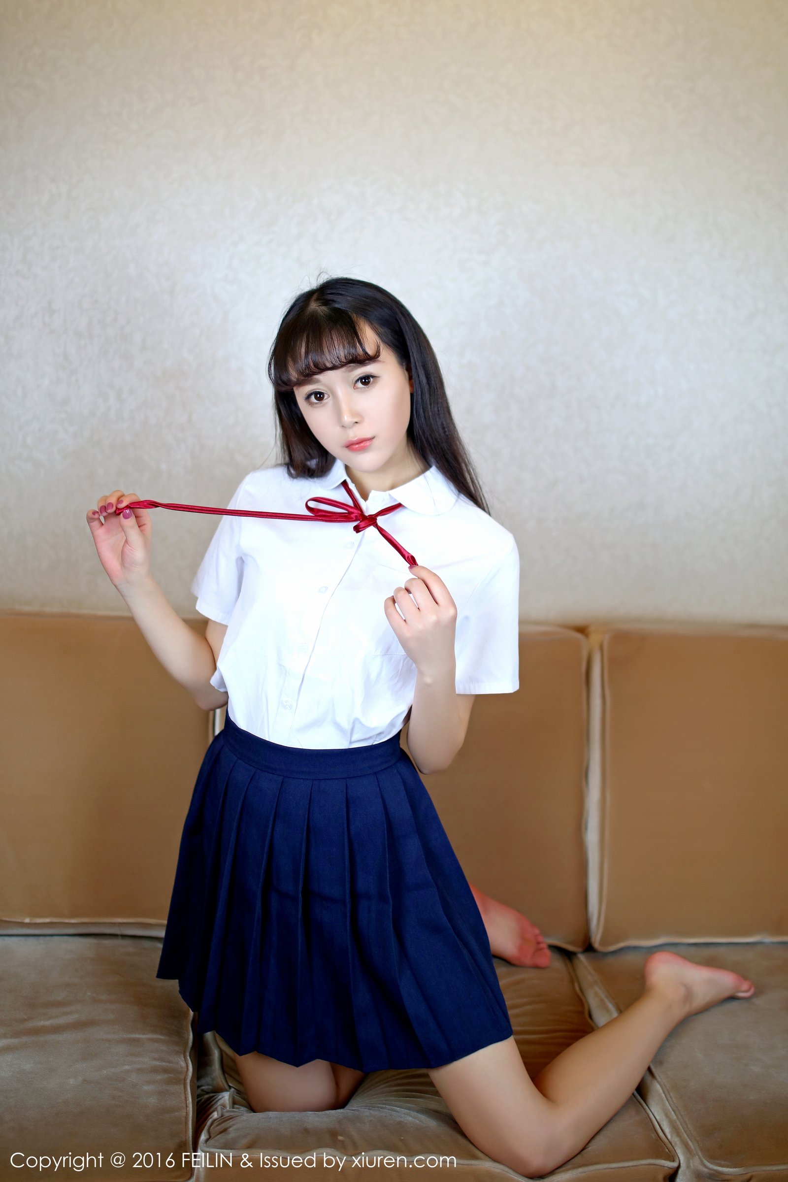 《feilin 赵小米Kitty 制服写真 VOL.031》第1张,模特赵小米Kitty,feilin,制服主题,全套57张