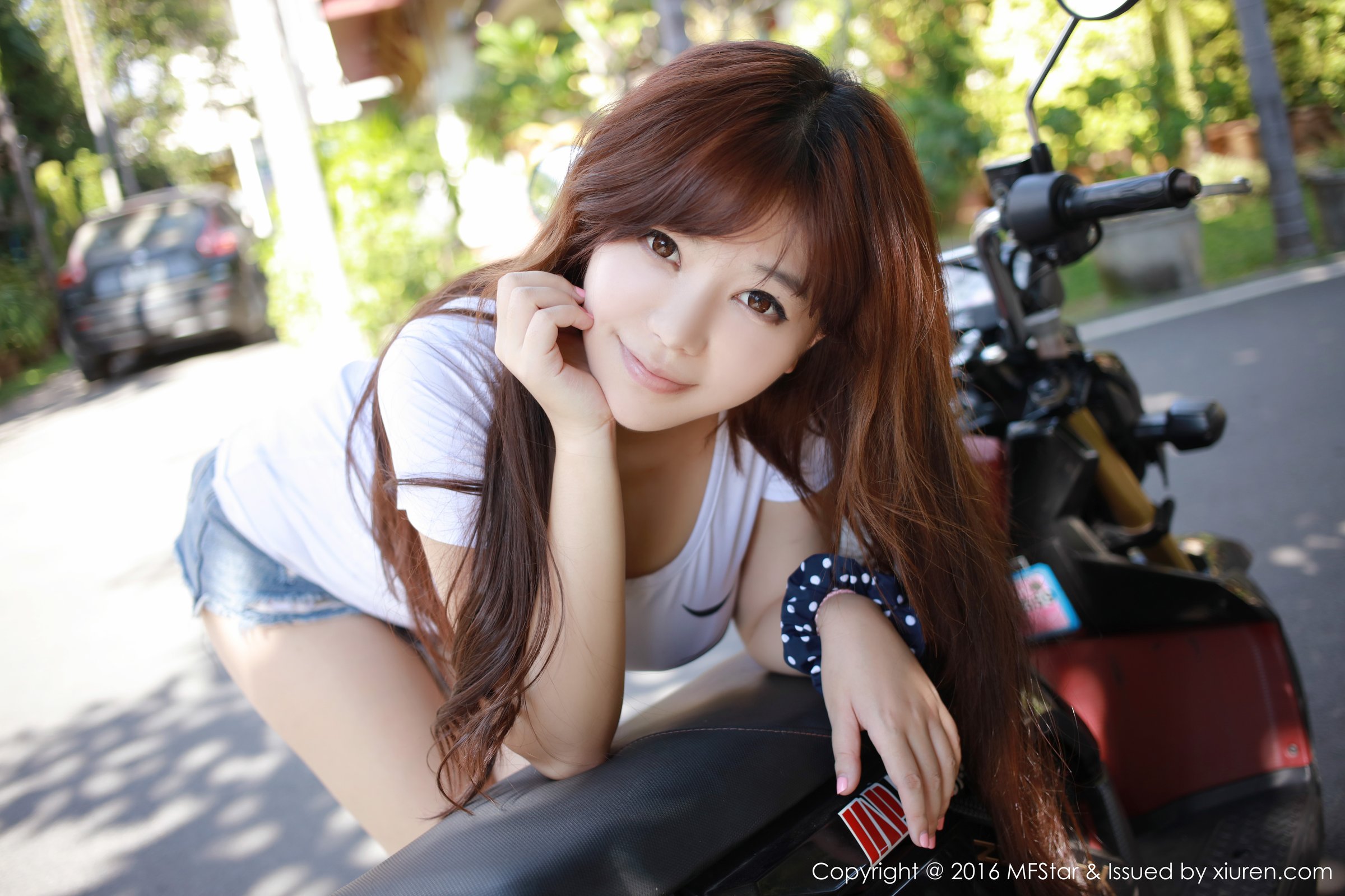 《mfstar 刘飞儿 制服写真 VOL.054》第42张,模特刘飞儿,mfstar,制服主题,全套50张
