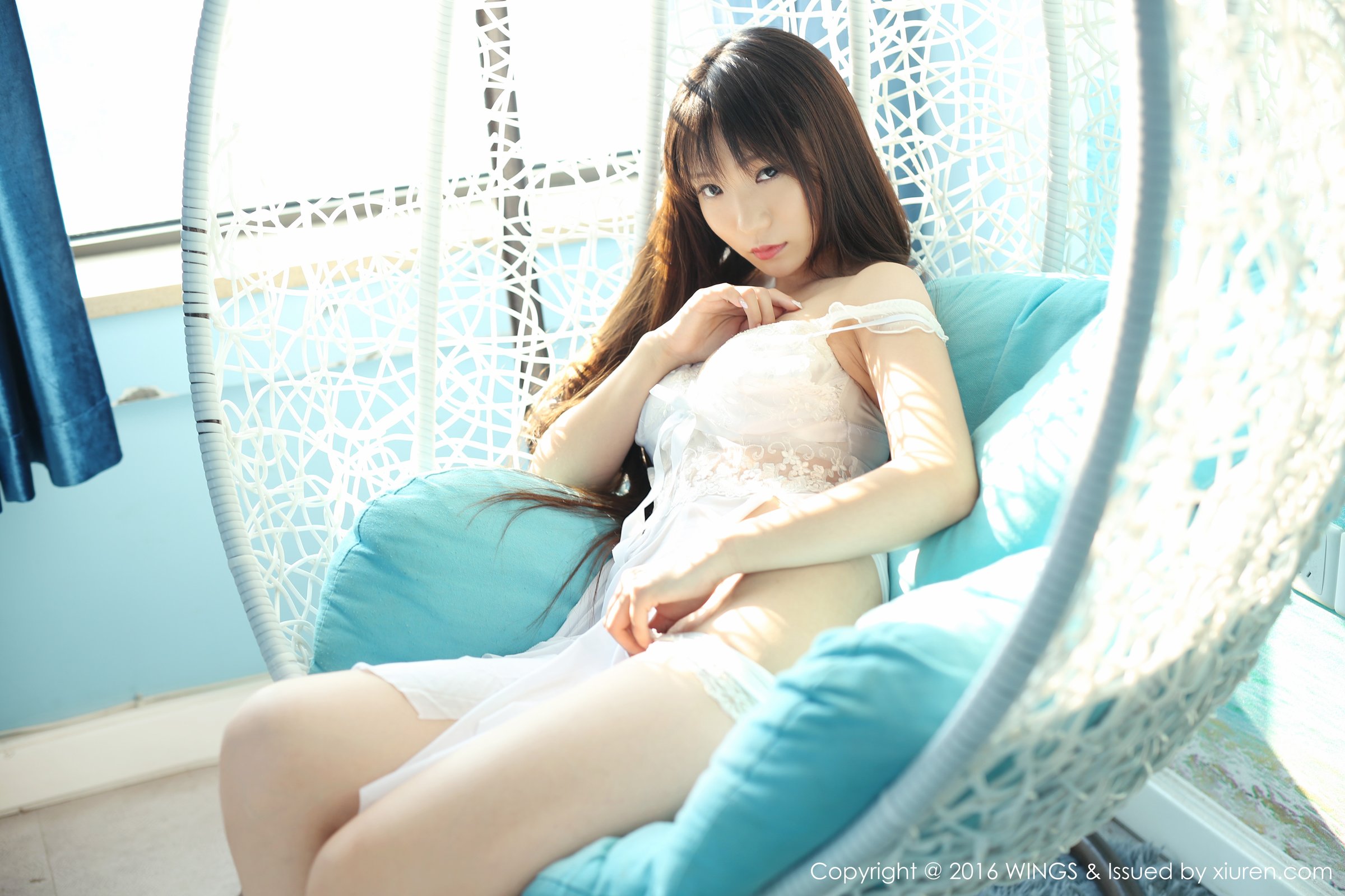 《wings 啊狸 制服写真 VOL.007》第57张,模特啊狸,wings,制服主题,全套80张