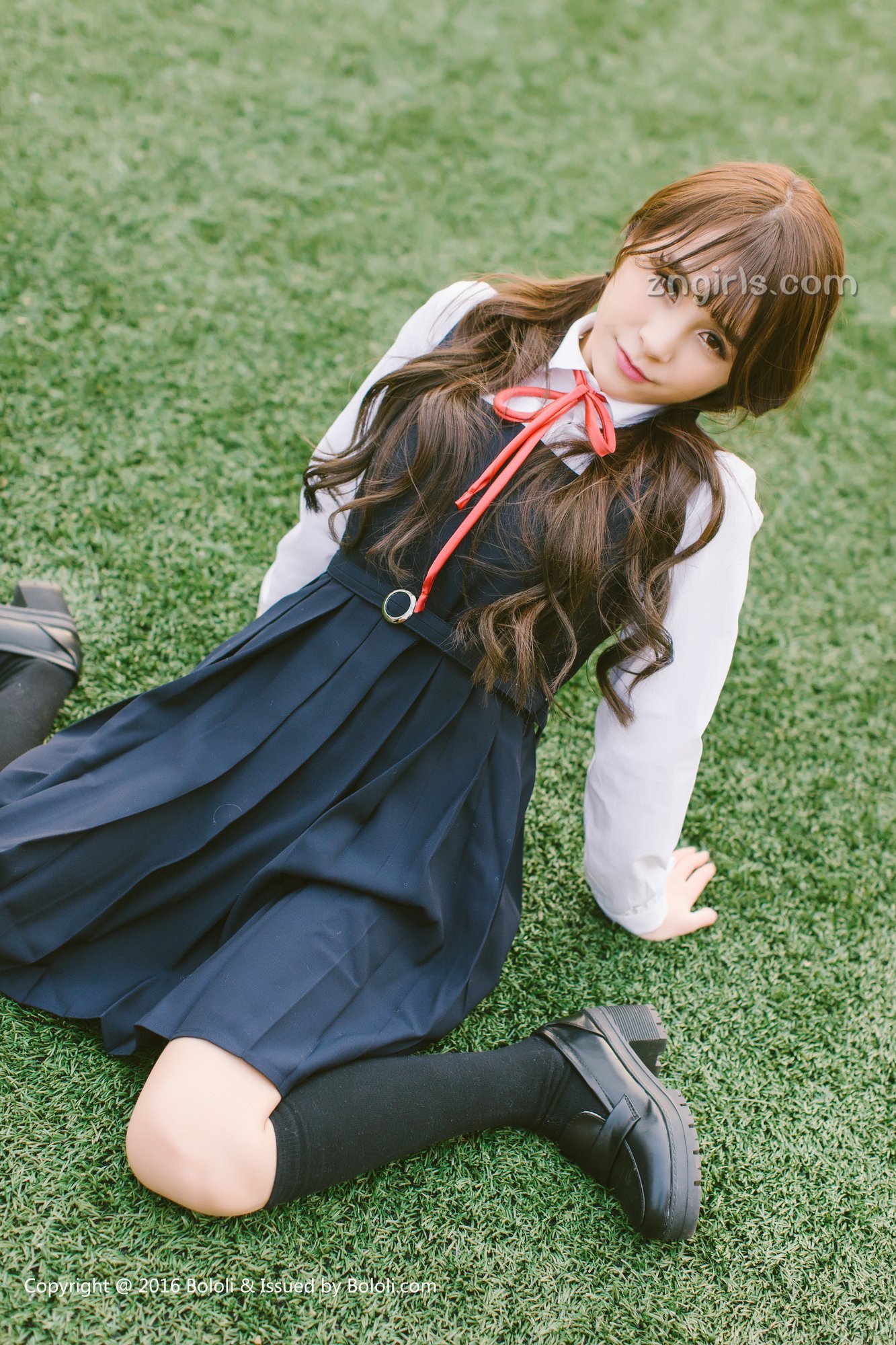 《夏美酱 制服写真》第10张,模特夏美酱,制服主题,全套63张