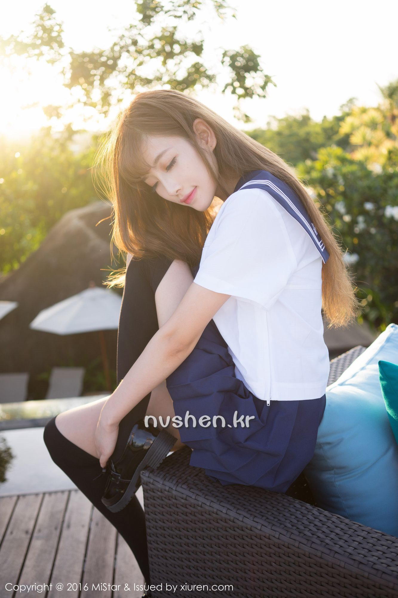 《mistar 杨晨晨 制服写真 VOL.134》第31张，模特杨晨晨，mistar，制服主题，全套55张
