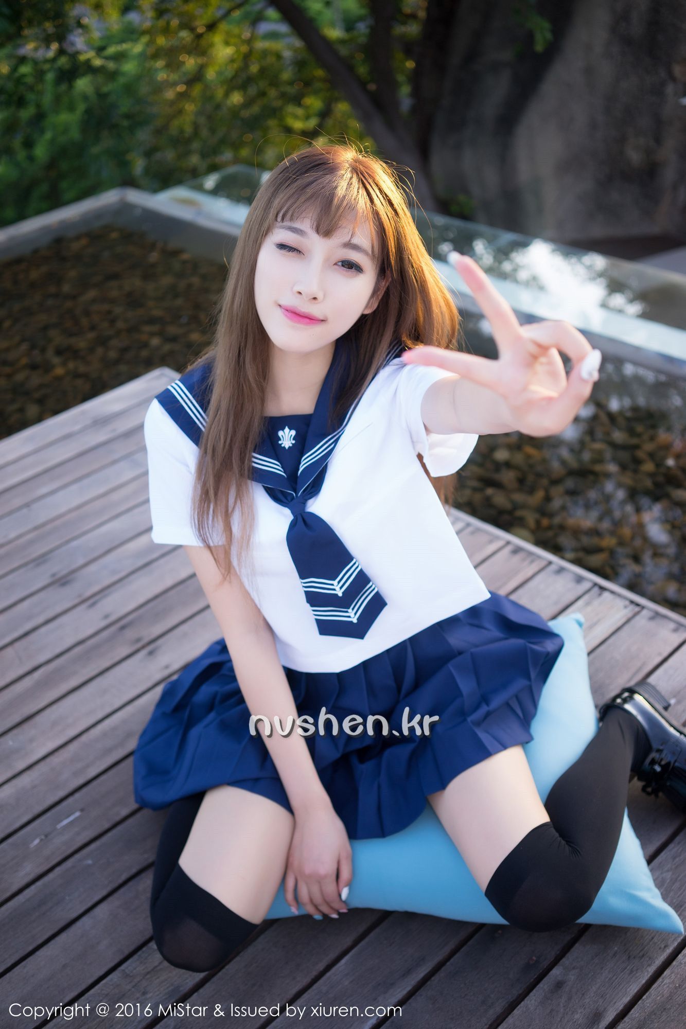 《mistar 杨晨晨 制服写真 VOL.134》第42张，模特杨晨晨，mistar，制服主题，全套55张