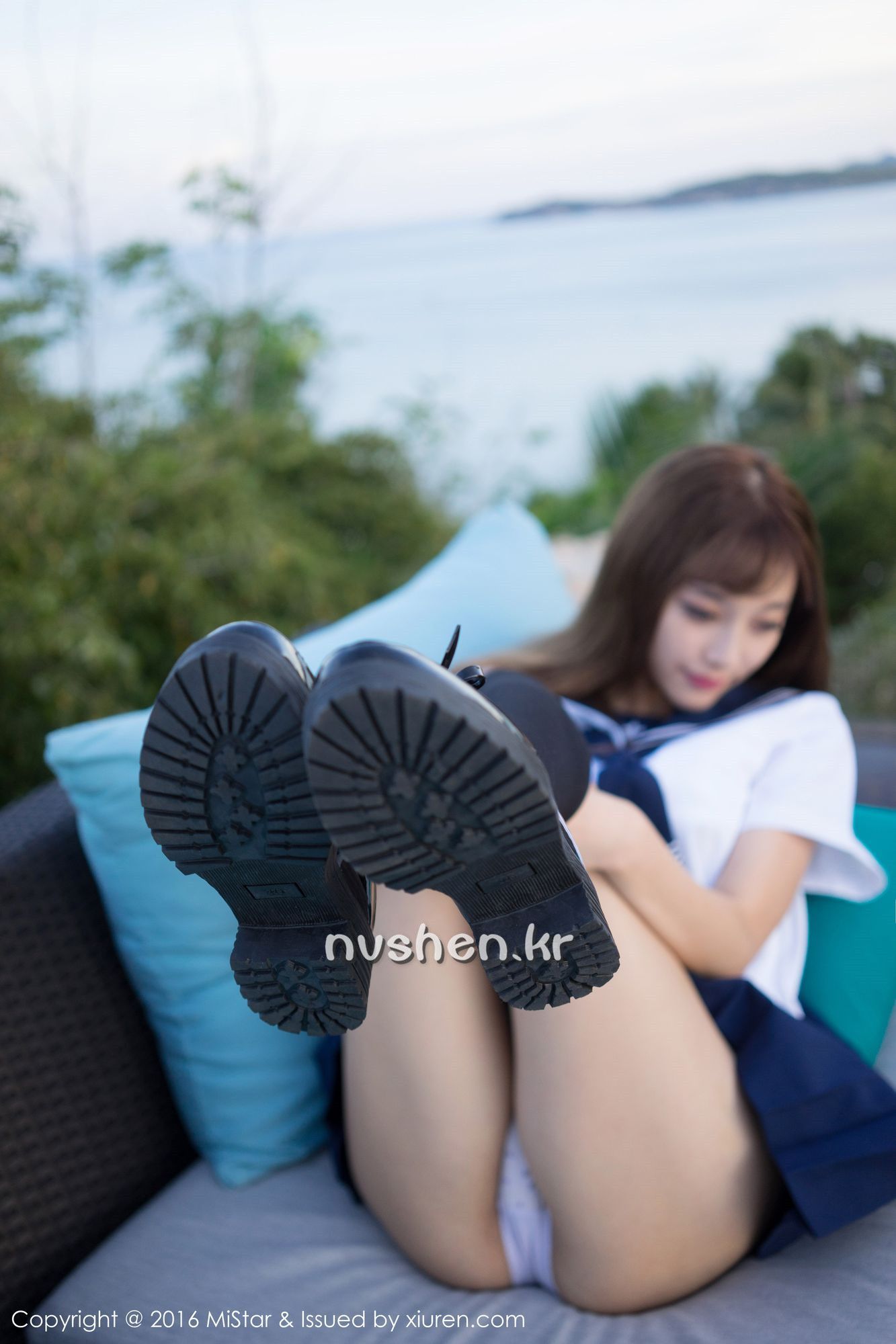 《mistar 杨晨晨 制服写真 VOL.134》第54张，模特杨晨晨，mistar，制服主题，全套55张