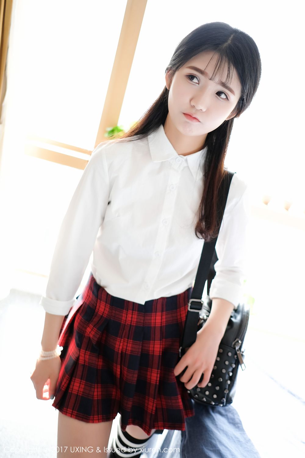 《秀人网 可爱的小叶子(Keaide Xiaoyezi) 制服写真 VOL.046》第4张,模特可爱的小叶子(Keaide Xiaoyezi),秀人网,制服主题,全套50张