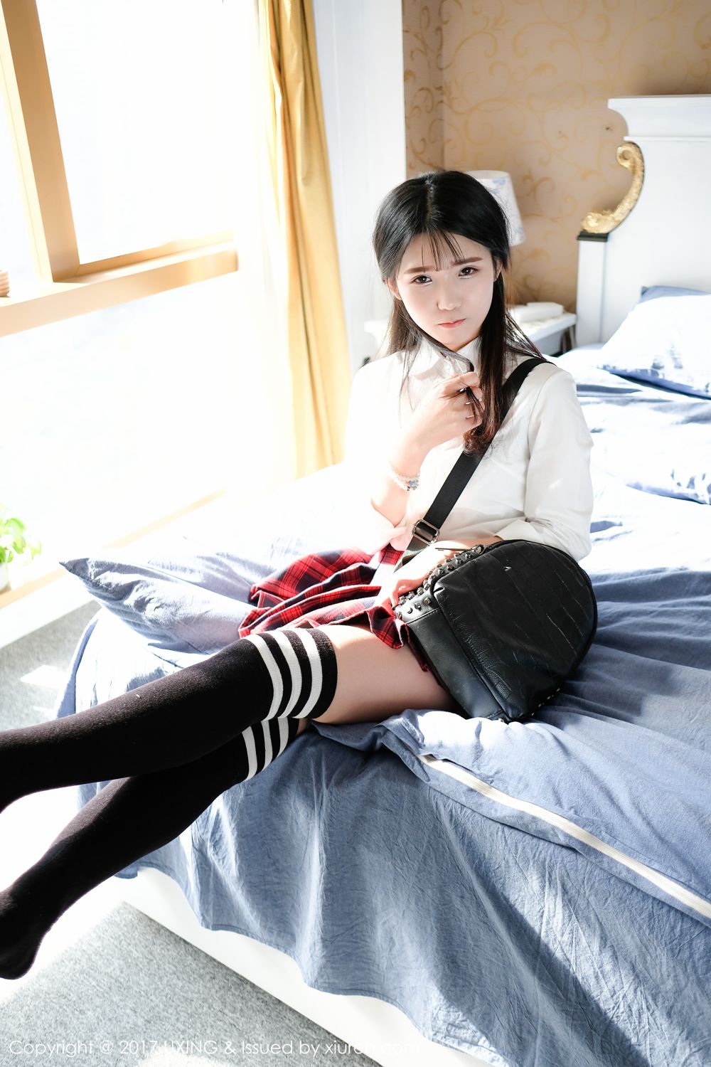《秀人网 可爱的小叶子(Keaide Xiaoyezi) 制服写真 VOL.046》第7张,模特可爱的小叶子(Keaide Xiaoyezi),秀人网,制服主题,全套50张