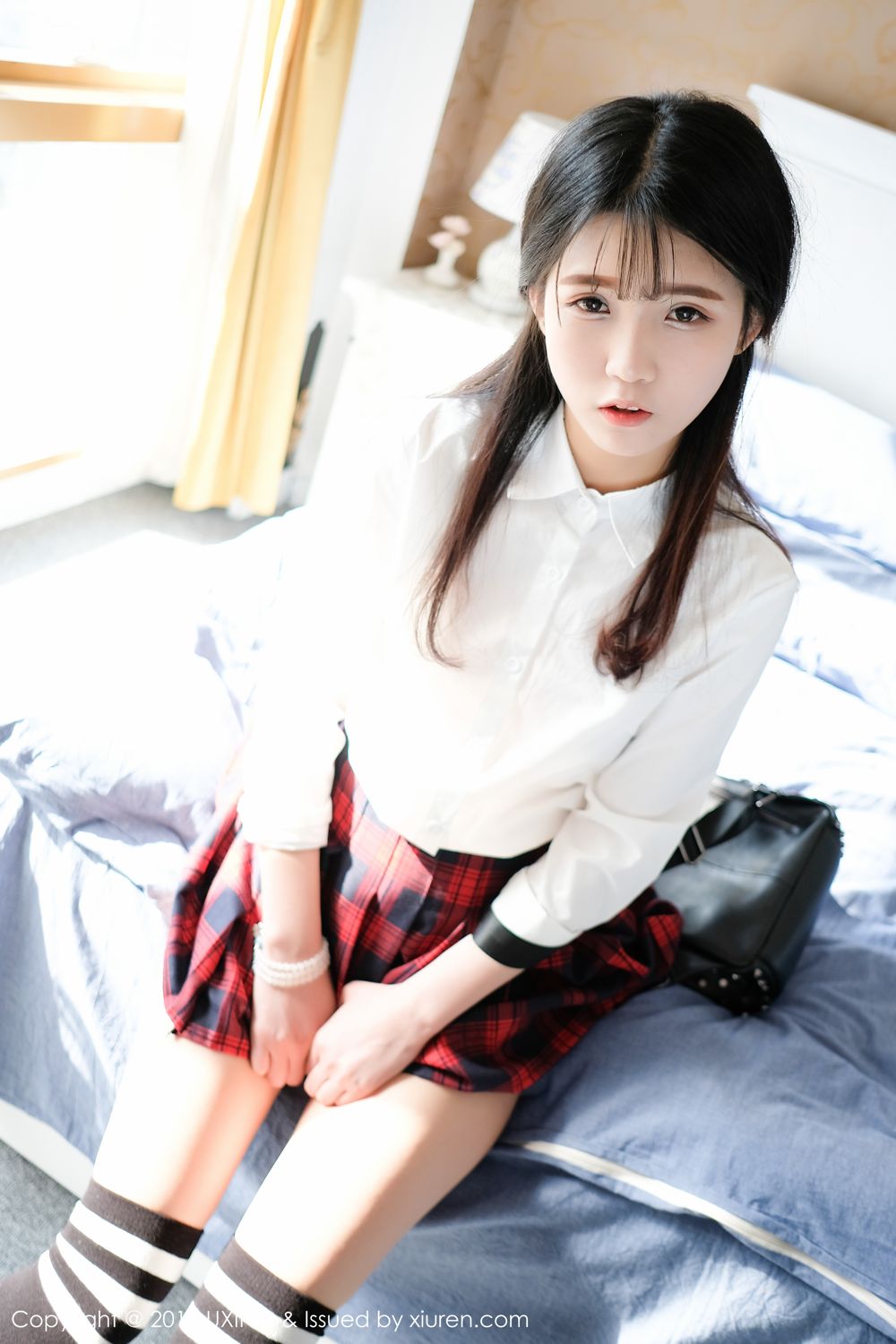 《秀人网 可爱的小叶子(Keaide Xiaoyezi) 制服写真 VOL.046》第12张,模特可爱的小叶子(Keaide Xiaoyezi),秀人网,制服主题,全套50张