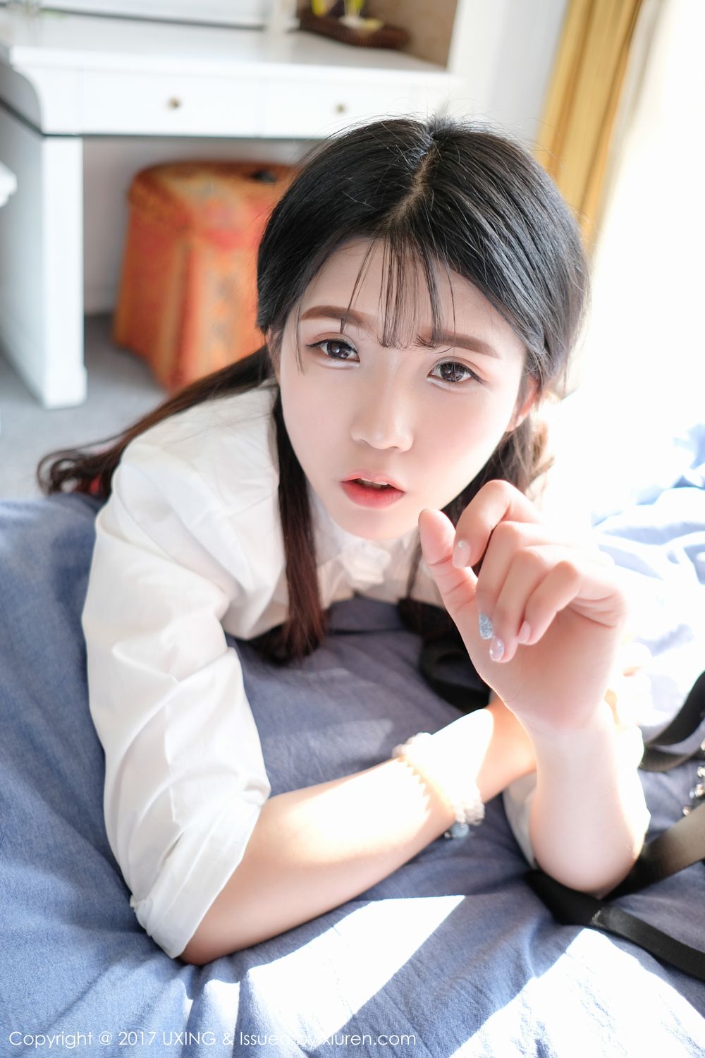 《秀人网 可爱的小叶子(Keaide Xiaoyezi) 制服写真 VOL.046》第19张,模特可爱的小叶子(Keaide Xiaoyezi),秀人网,制服主题,全套50张
