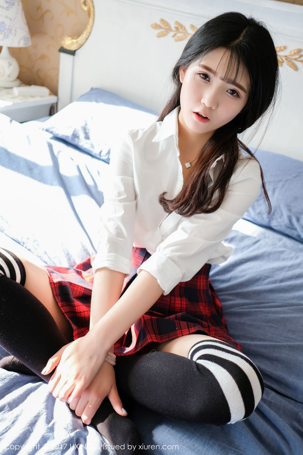 《秀人网 可爱的小叶子(Keaide Xiaoyezi) 制服写真 VOL.046》第24张,模特可爱的小叶子(Keaide Xiaoyezi),秀人网,制服主题,全套50张