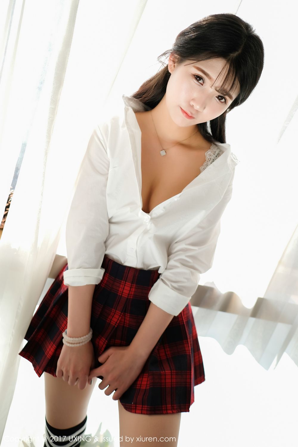 《秀人网 可爱的小叶子(Keaide Xiaoyezi) 制服写真 VOL.046》第34张,模特可爱的小叶子(Keaide Xiaoyezi),秀人网,制服主题,全套50张
