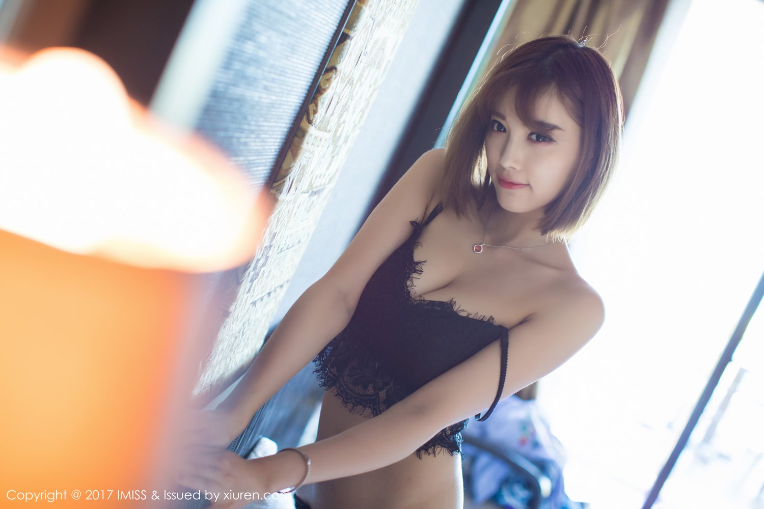 《爱蜜社 杨晨晨 制服写真 VOL.161》第42张,模特杨晨晨,爱蜜社,制服主题,全套50张