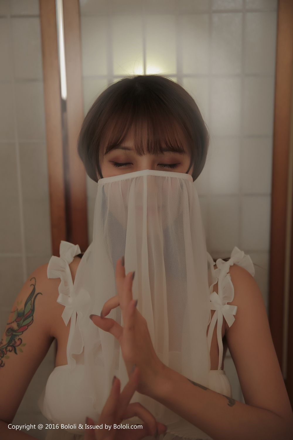 《bololi 夏诗诗(夏诗雯)、夏美酱 制服写真》第32张，模特夏诗诗(夏诗雯)、夏美酱，bololi，制服主题，全套42张