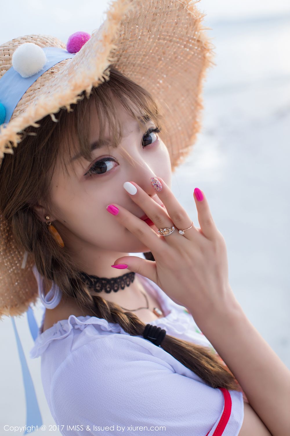 《甜美女神杨晨晨 阳光沙滩香车美人》第10张,比基尼主题,全套42张