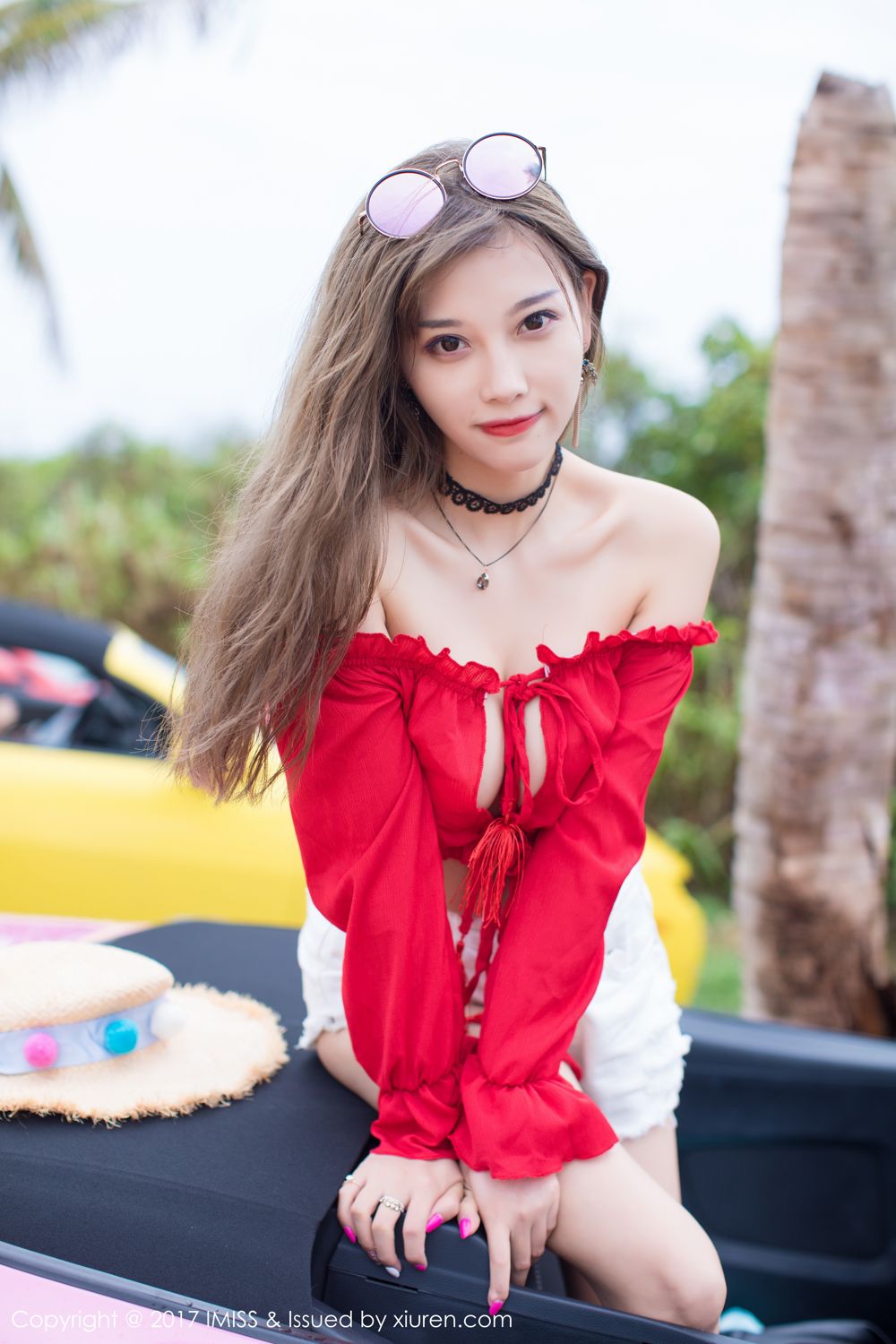 《甜美女神杨晨晨 阳光沙滩香车美人》第37张,比基尼主题,全套42张