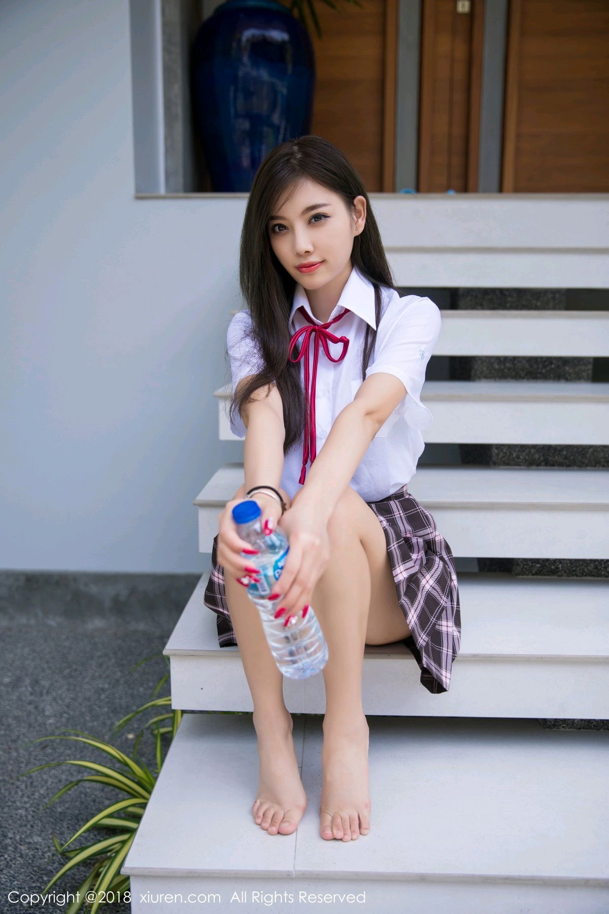《杨晨晨 制服写真》第6张,模特杨晨晨,制服主题,全套57张