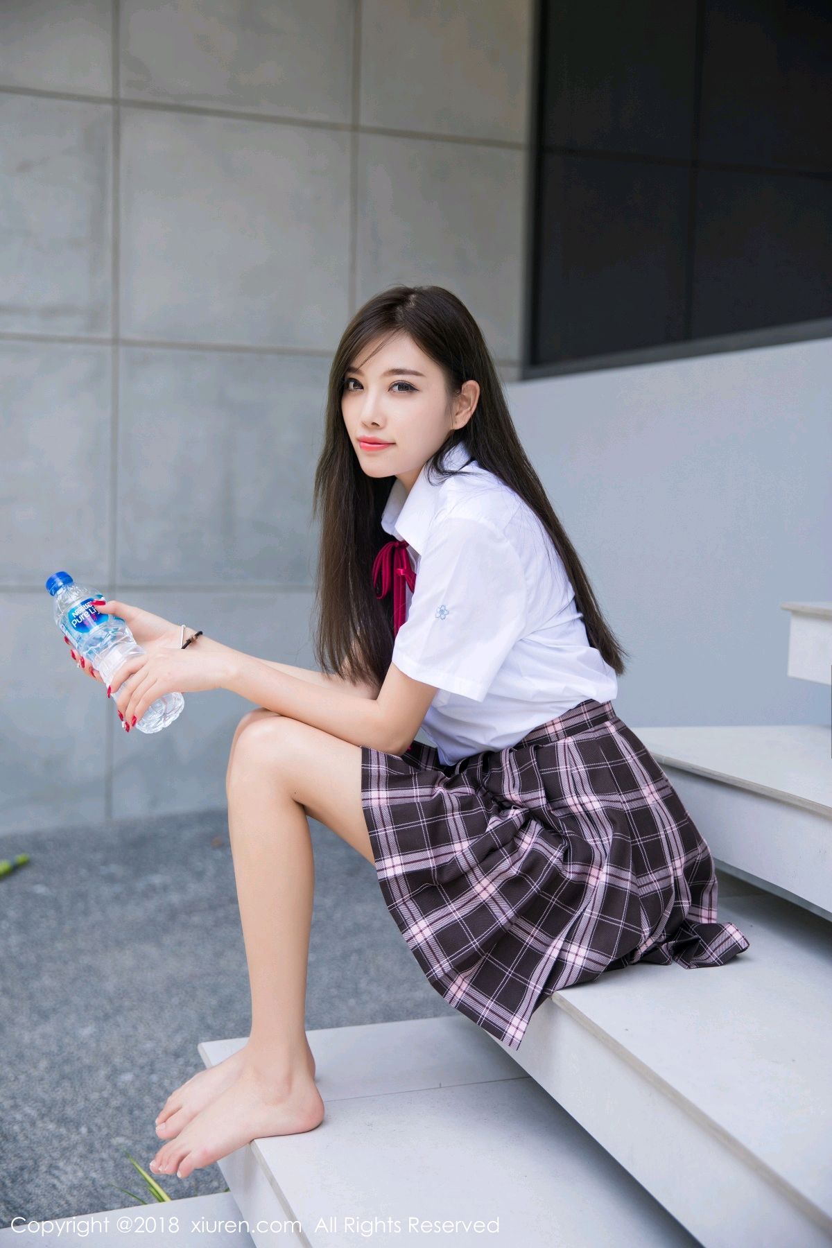 《杨晨晨 制服写真》第8张,模特杨晨晨,制服主题,全套57张