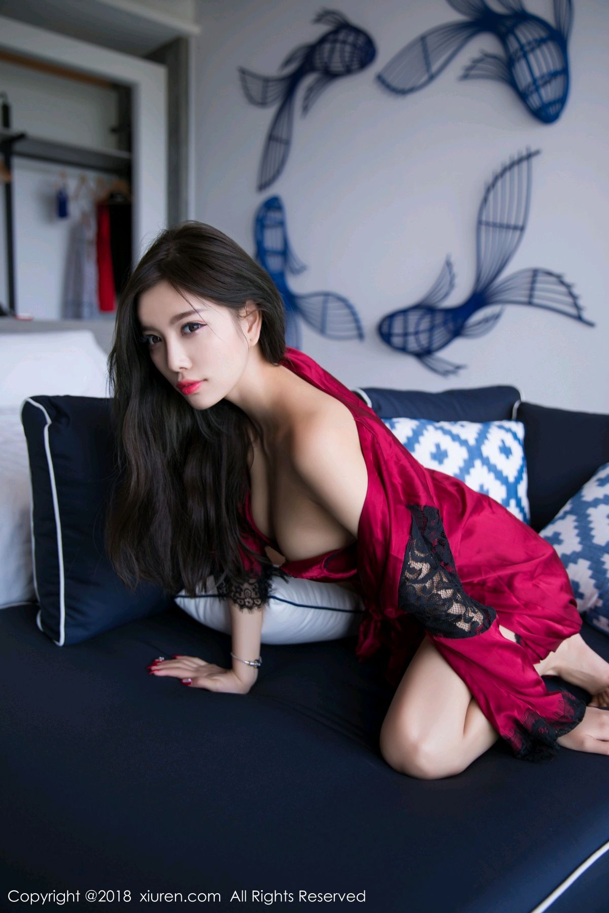 《甜美女神杨晨晨sugar 普吉岛旅拍丝袜美腿》第42张,黑丝主题,全套68张