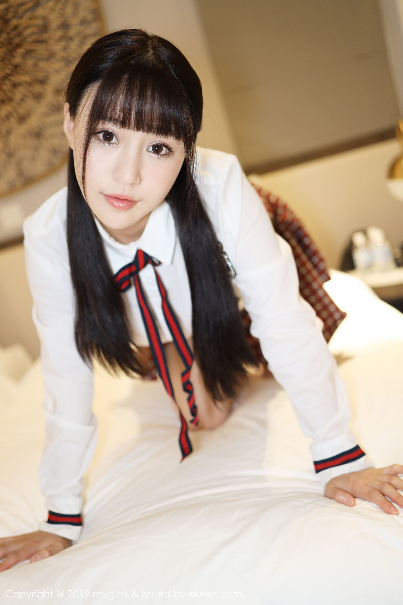 《MyGirl 朱可(barbie可儿) 制服写真 VOL.355》第45张,模特朱可(barbie可儿),mygirl,制服主题,全套80张