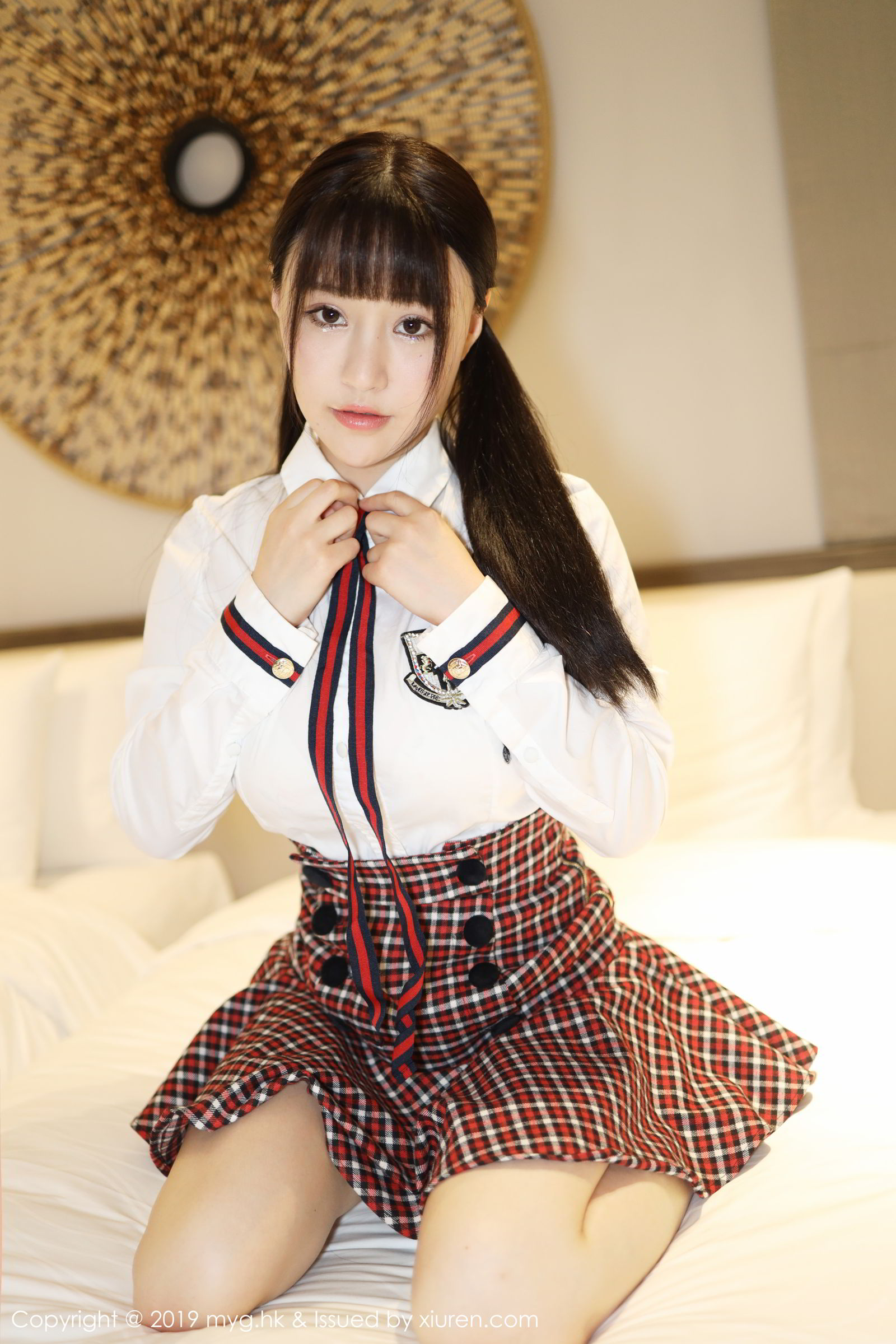 《MyGirl 朱可(barbie可儿) 制服写真 VOL.355》第47张,模特朱可(barbie可儿),mygirl,制服主题,全套80张