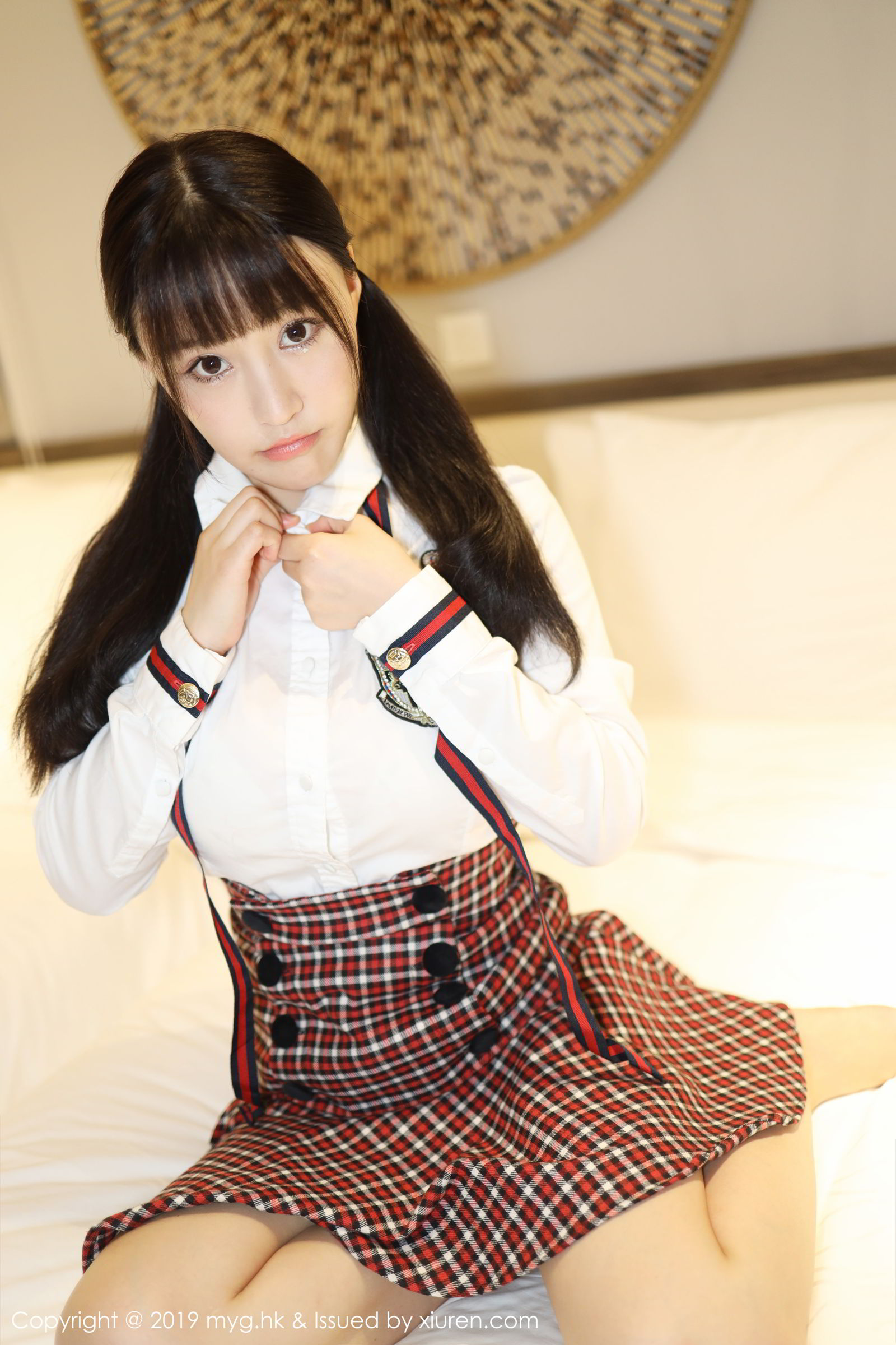 《MyGirl 朱可(barbie可儿) 制服写真 VOL.355》第49张,模特朱可(barbie可儿),mygirl,制服主题,全套80张