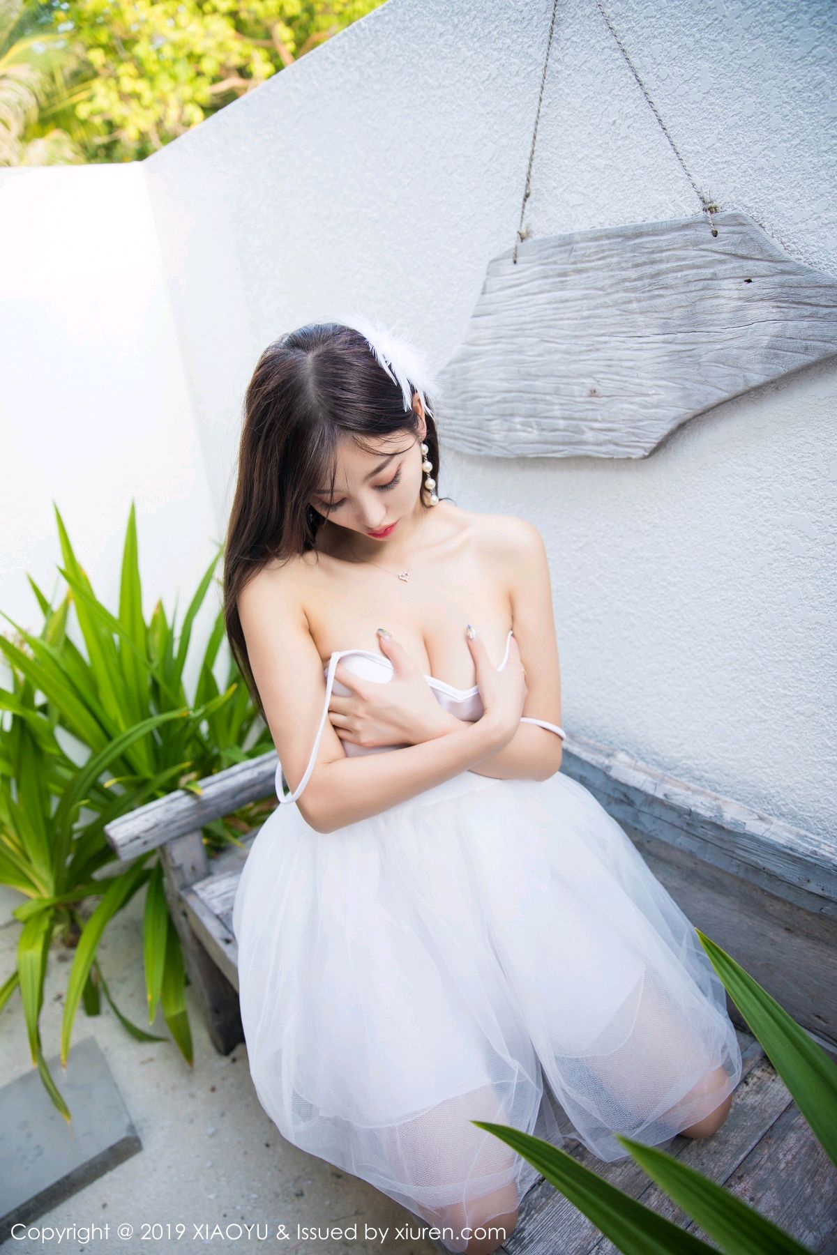 《语画界 杨晨晨 制服写真 VOL.099》第51张,模特杨晨晨,语画界,制服主题,全套55张