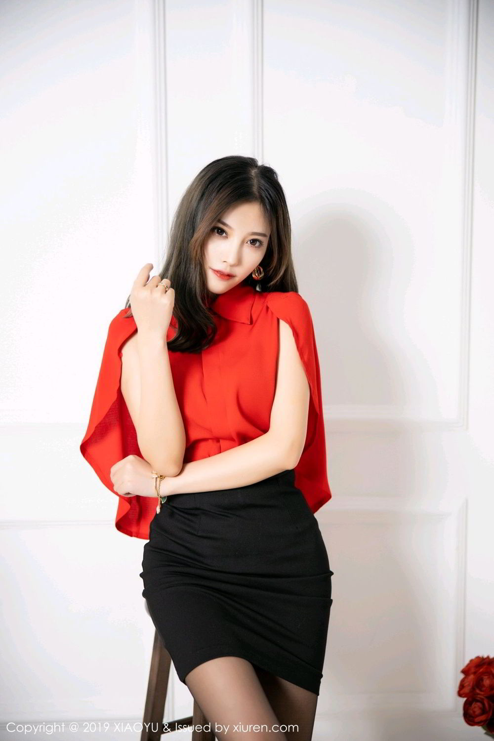 《语画界 杨晨晨 制服写真 VOL.119》第75张,模特杨晨晨,语画界,制服主题,全套75张
