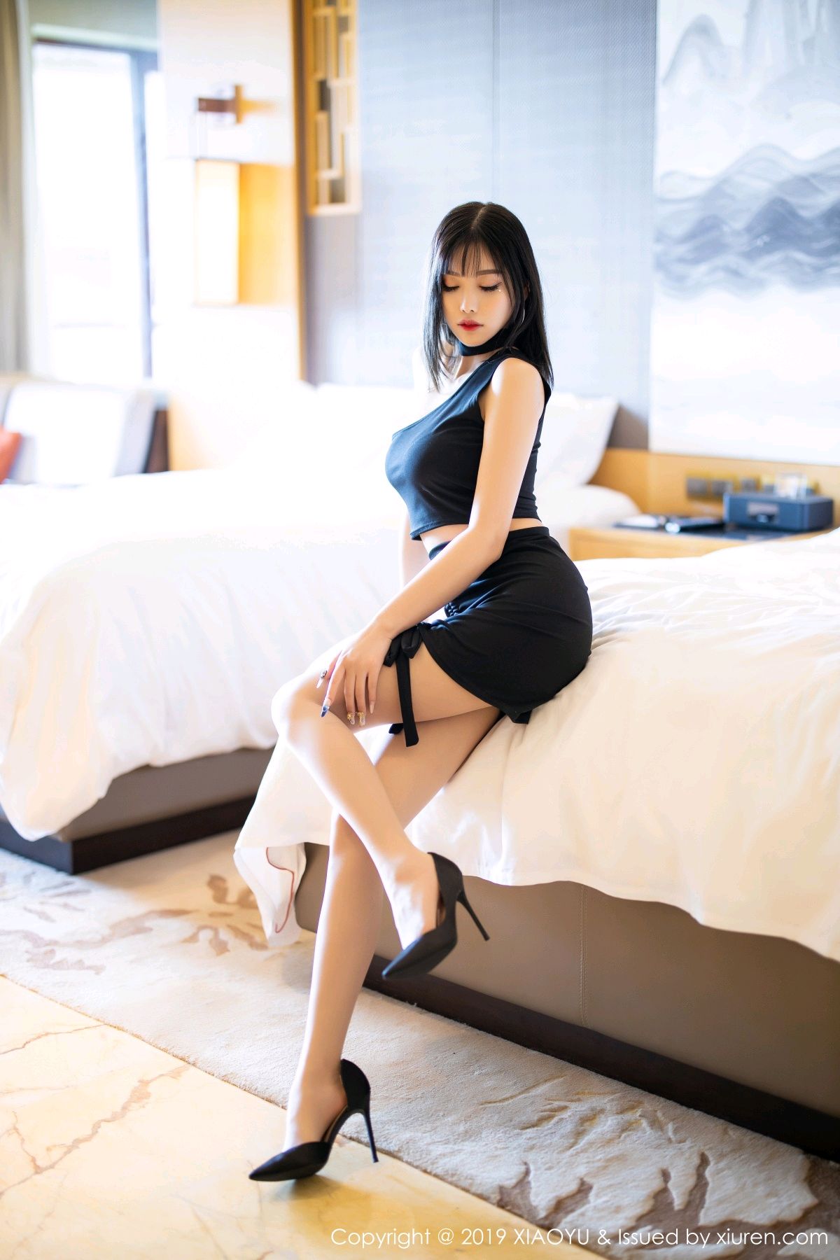 《语画界 杨晨晨 制服写真 VOL.134》第9张,模特杨晨晨,语画界,制服主题,全套62张