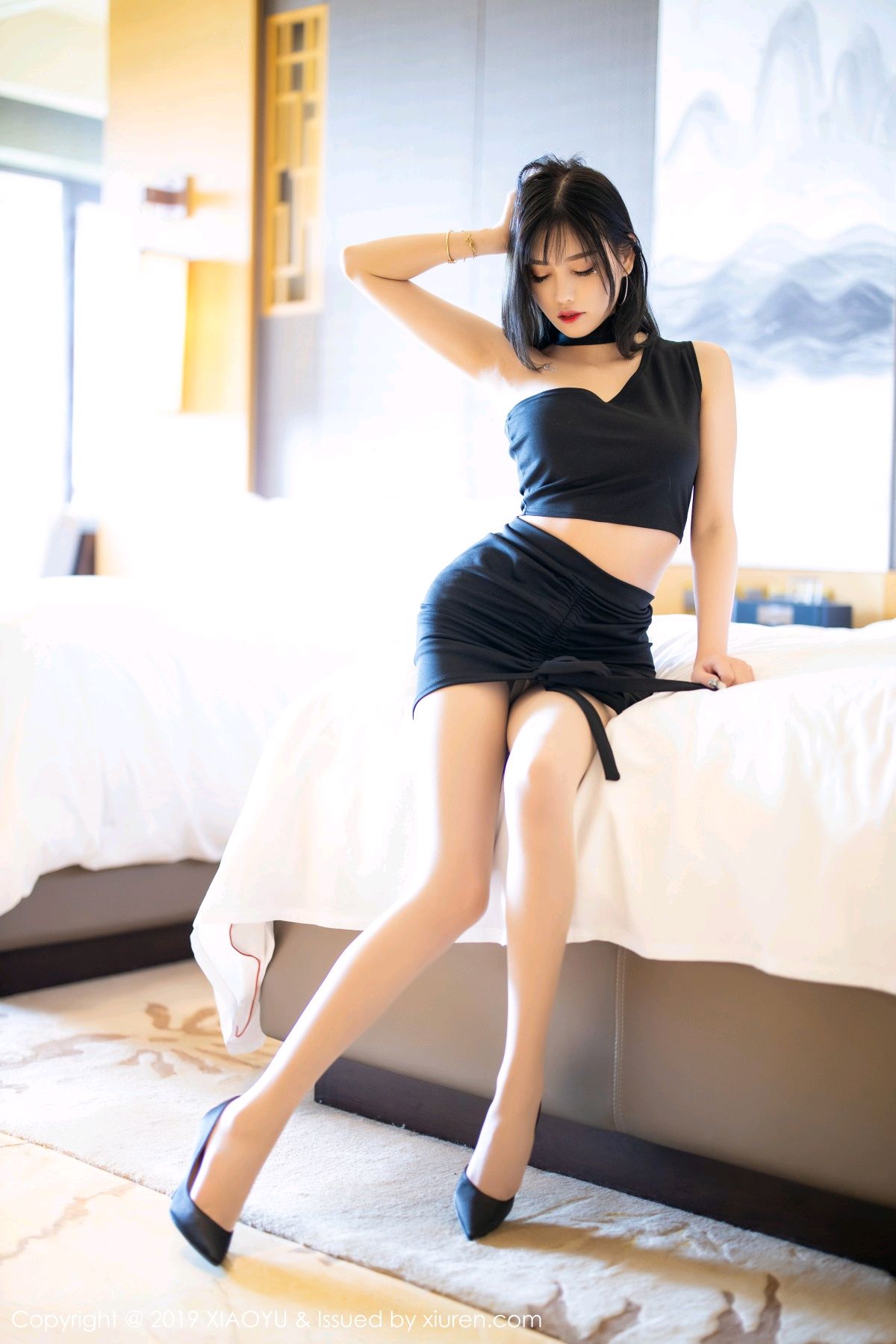《语画界 杨晨晨 制服写真 VOL.134》第12张,模特杨晨晨,语画界,制服主题,全套62张