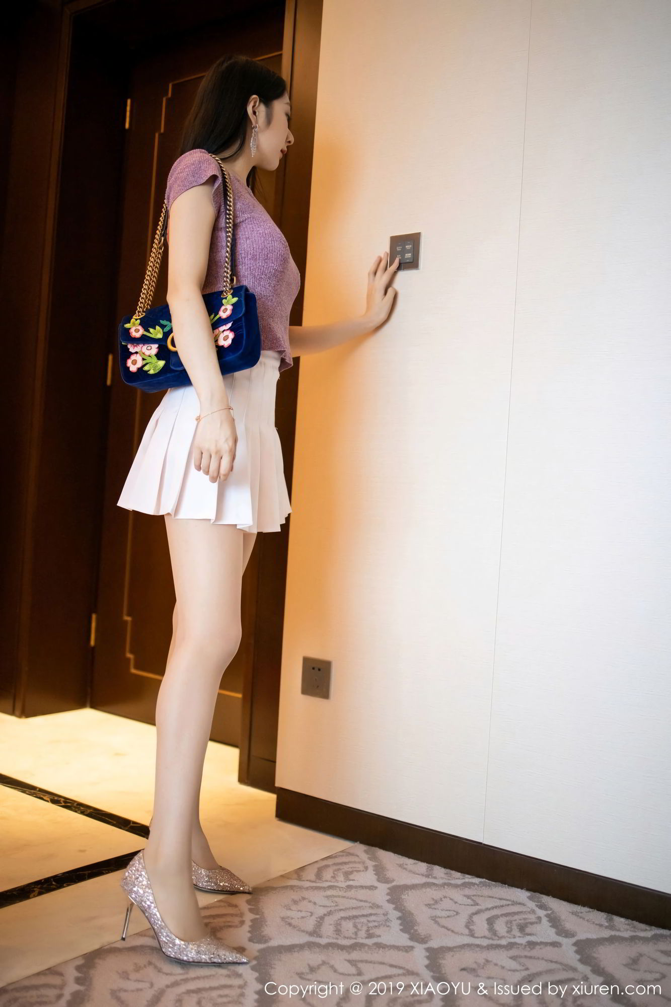 《语画界 小琪(desertrmb) 制服写真 VOL.132》第9张,模特小琪(desertrmb),语画界,制服主题,全套100张