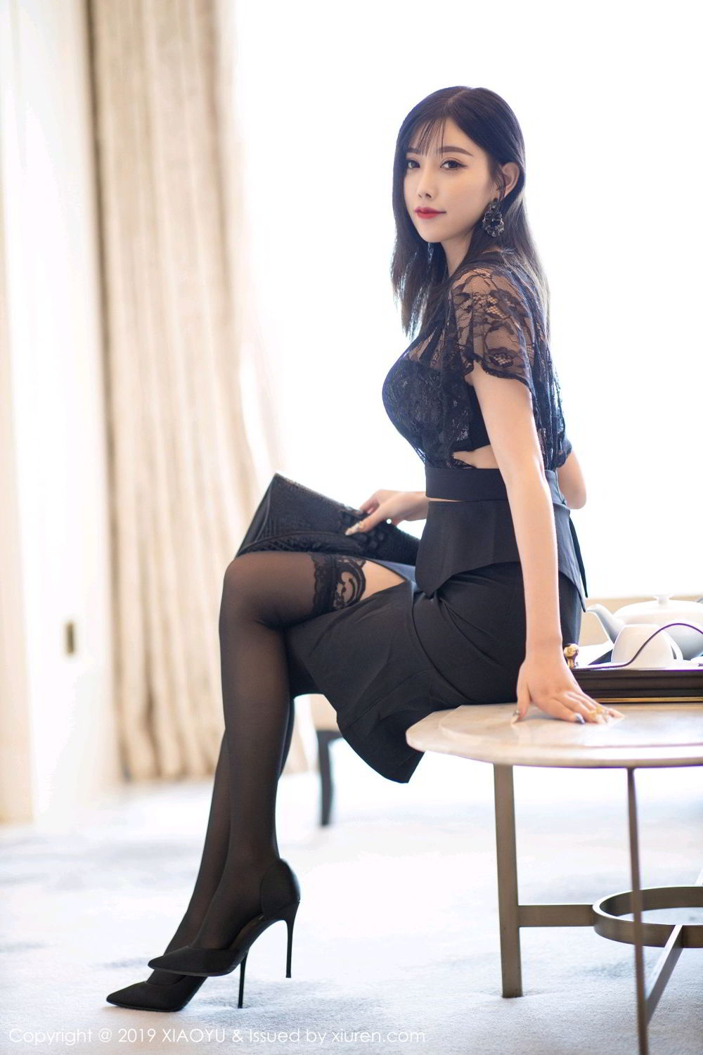 《语画界 杨晨晨 制服写真 VOL.162》第8张,模特杨晨晨,语画界,制服主题,全套85张