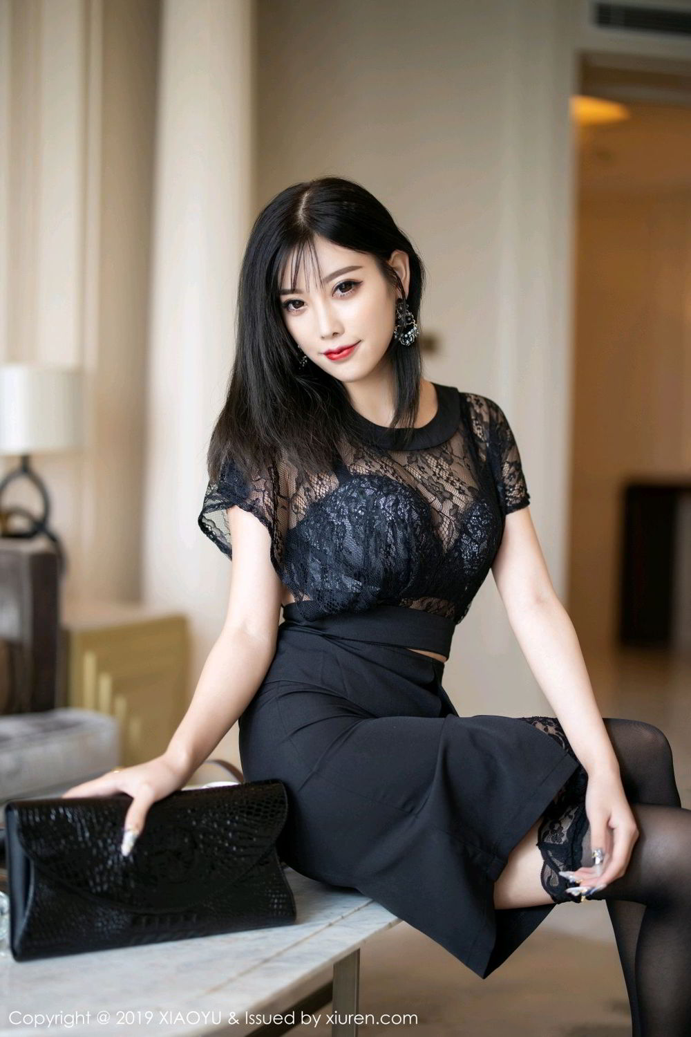 《语画界 杨晨晨 制服写真 VOL.162》第16张,模特杨晨晨,语画界,制服主题,全套85张
