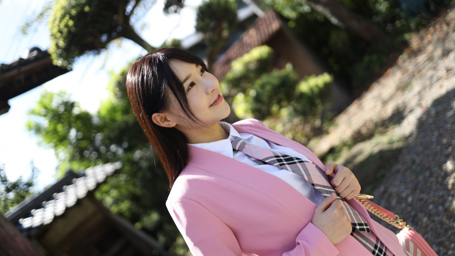 《MyGirl 朱可(barbie可儿) 制服写真 VOL.389》第24张，模特朱可(barbie可儿)，mygirl，制服主题，全套100张