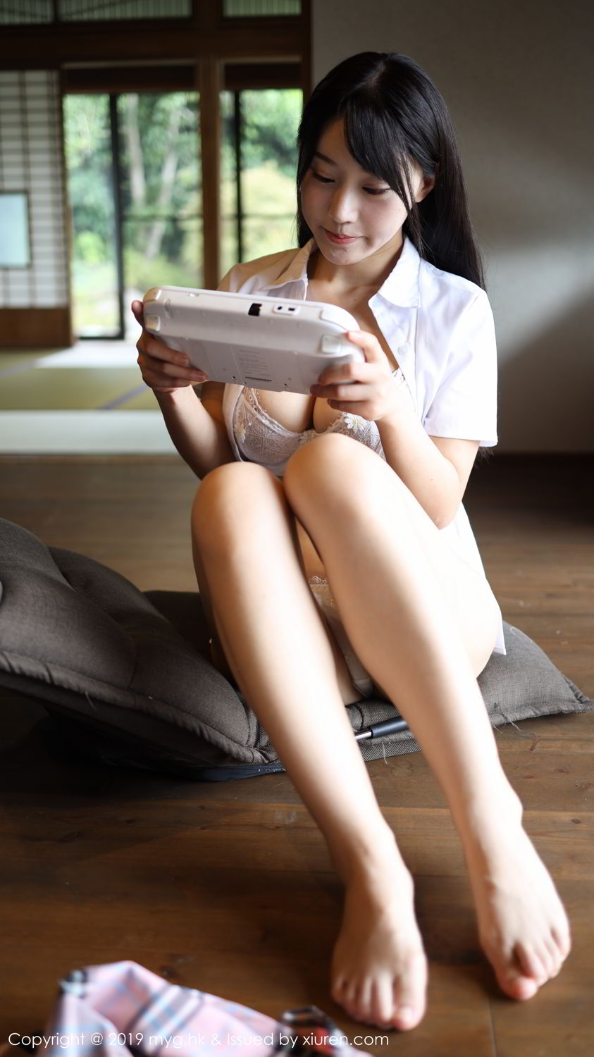 《MyGirl 朱可(barbie可儿) 制服写真 VOL.389》第41张,模特朱可(barbie可儿),mygirl,制服主题,全套100张