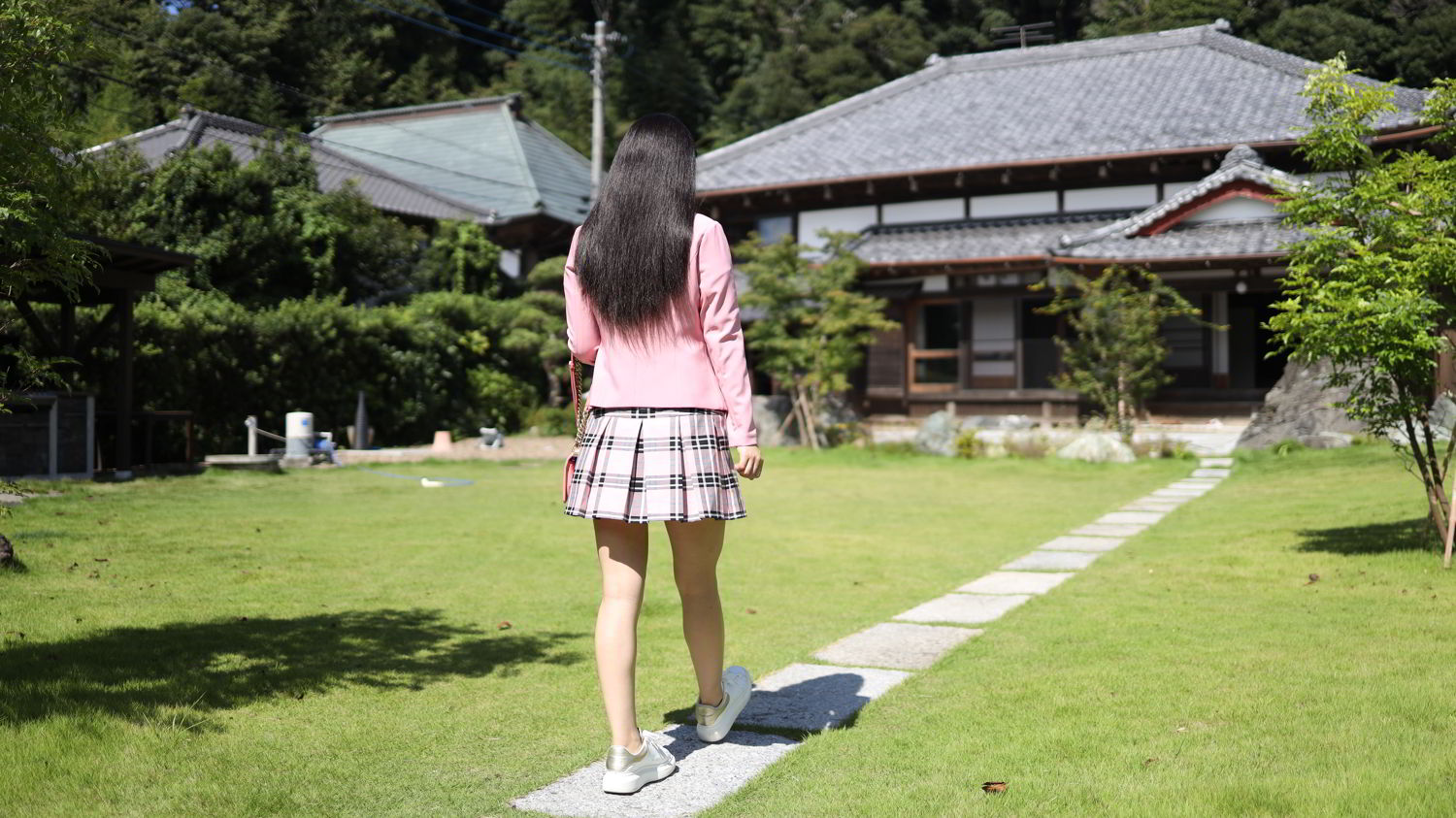 《MyGirl 朱可(barbie可儿) 制服写真 VOL.389》第49张，模特朱可(barbie可儿)，mygirl，制服主题，全套100张