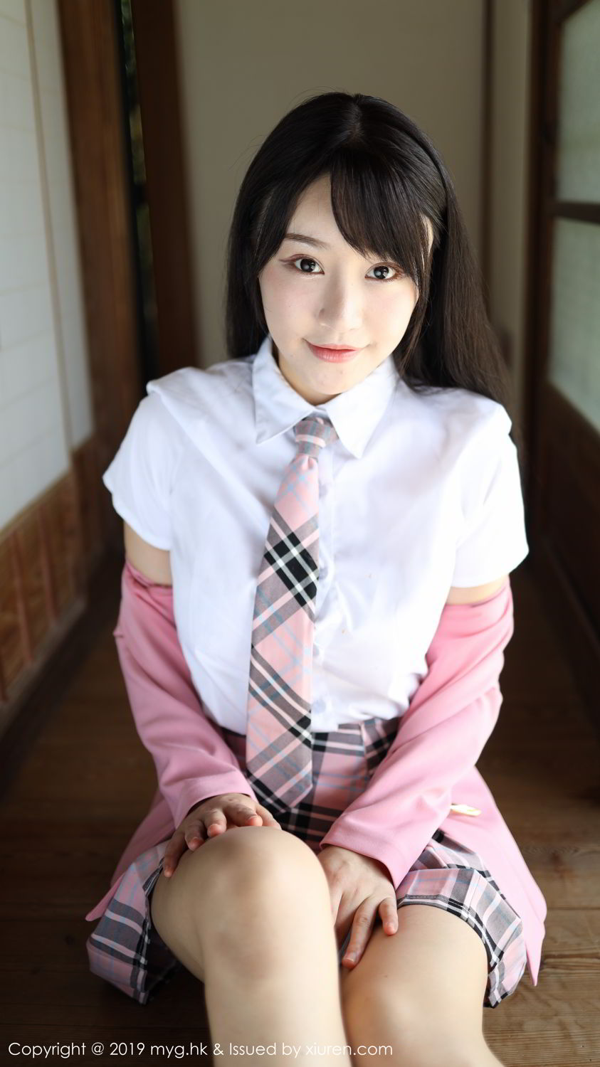 《MyGirl 朱可(barbie可儿) 制服写真 VOL.389》第88张,模特朱可(barbie可儿),mygirl,制服主题,全套100张