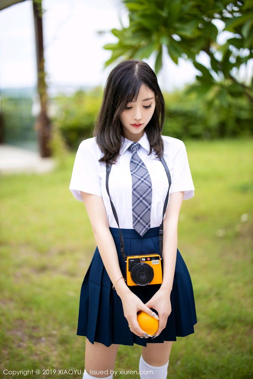 《语画界 杨晨晨 制服写真 VOL.184》第2张,模特杨晨晨,语画界,制服主题,全套73张