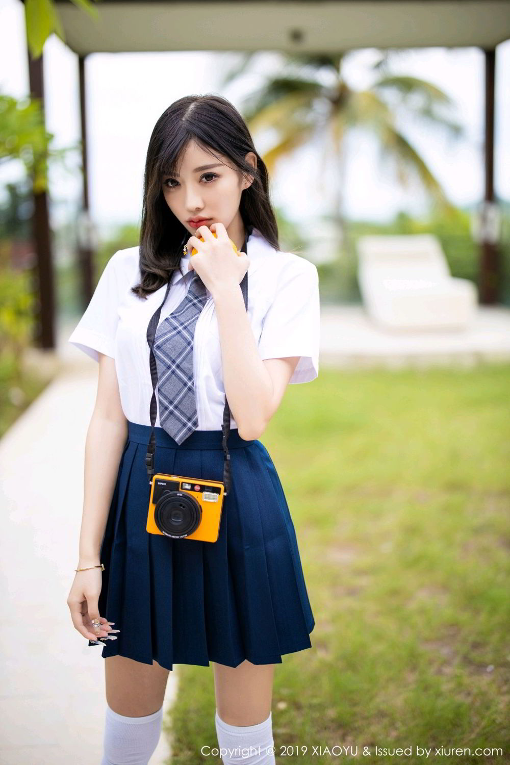 《语画界 杨晨晨 制服写真 VOL.184》第4张，模特杨晨晨，语画界，制服主题，全套73张
