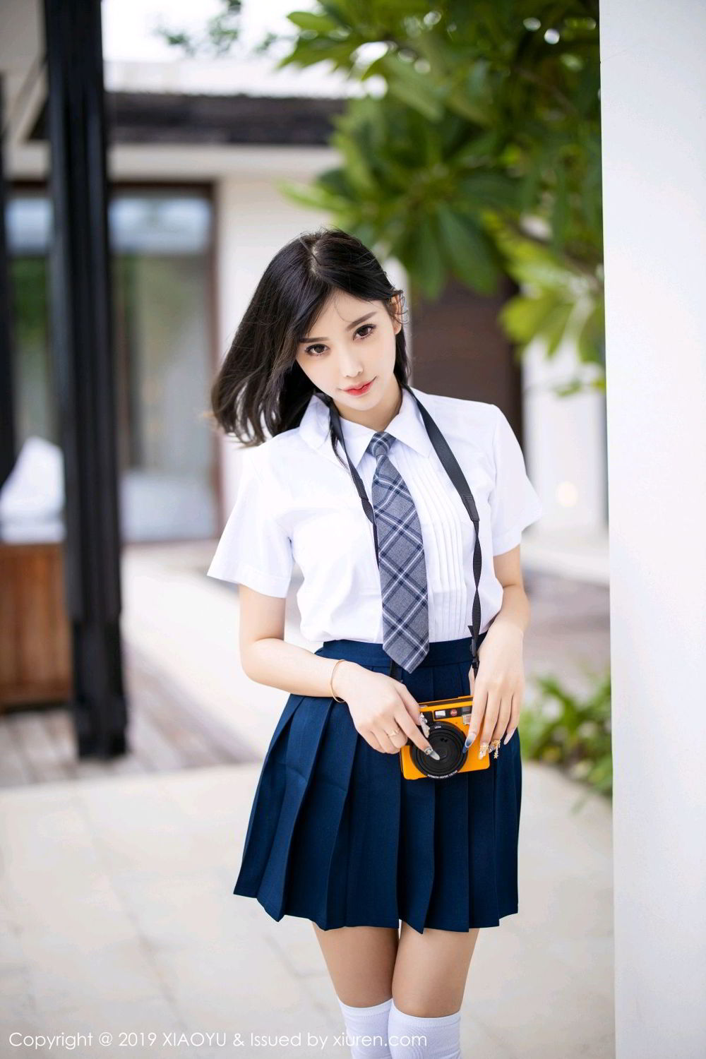 《语画界 杨晨晨 制服写真 VOL.184》第7张,模特杨晨晨,语画界,制服主题,全套73张
