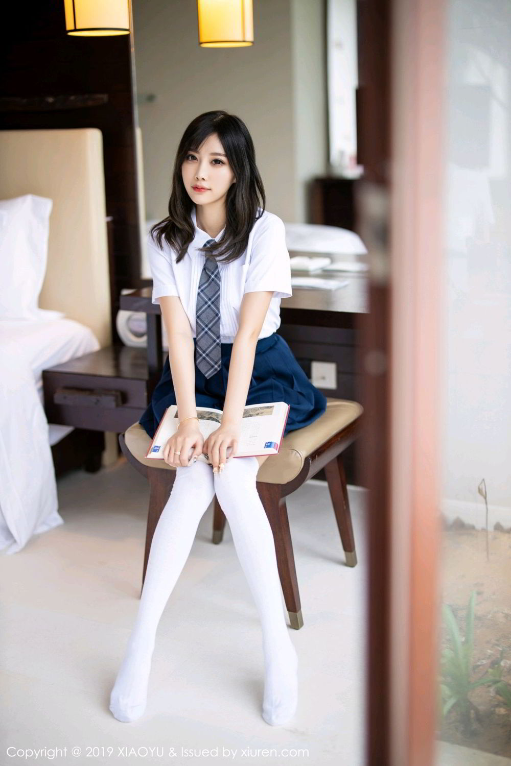 《语画界 杨晨晨 制服写真 VOL.184》第11张，模特杨晨晨，语画界，制服主题，全套73张