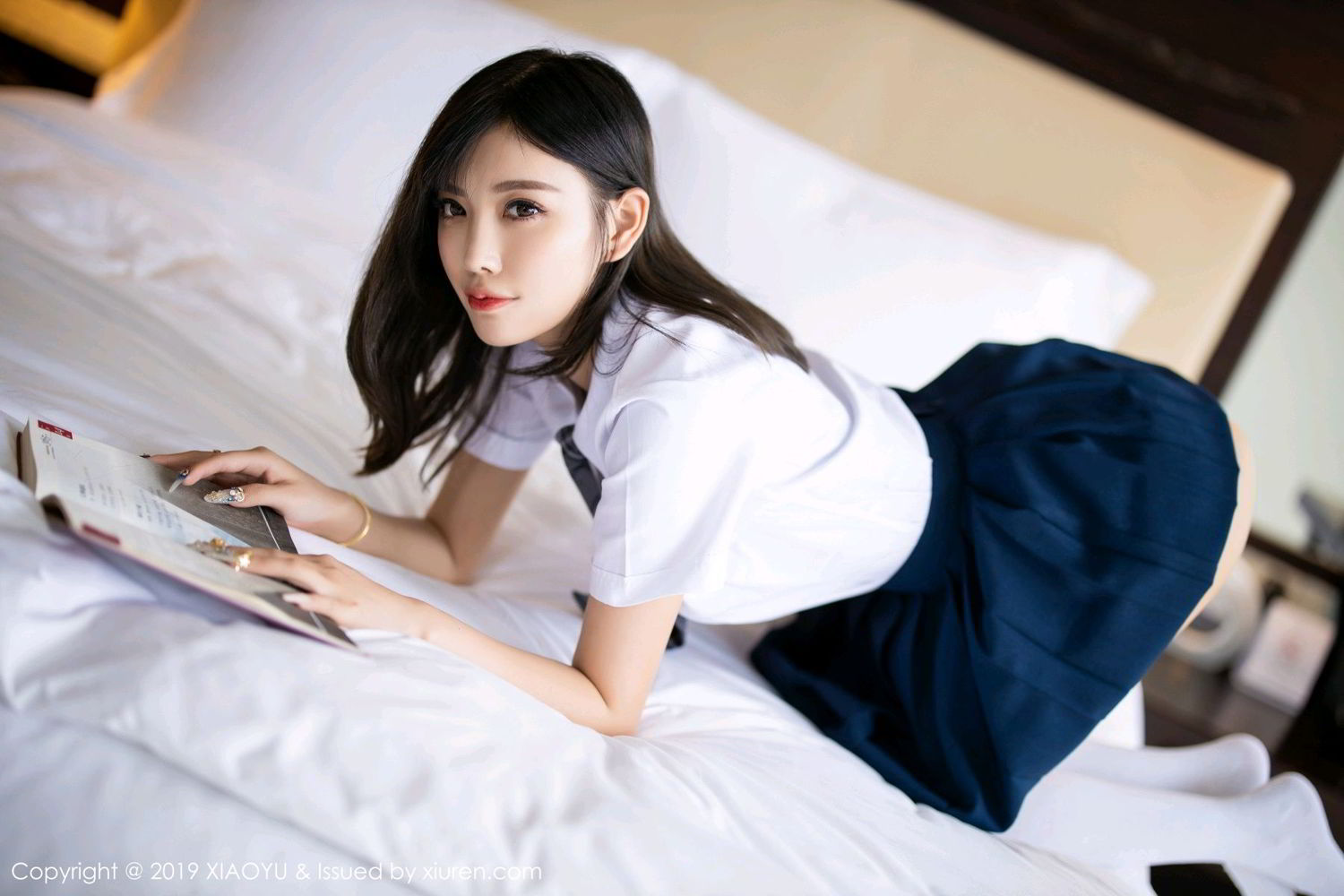 《语画界 杨晨晨 制服写真 VOL.184》第18张,模特杨晨晨,语画界,制服主题,全套73张