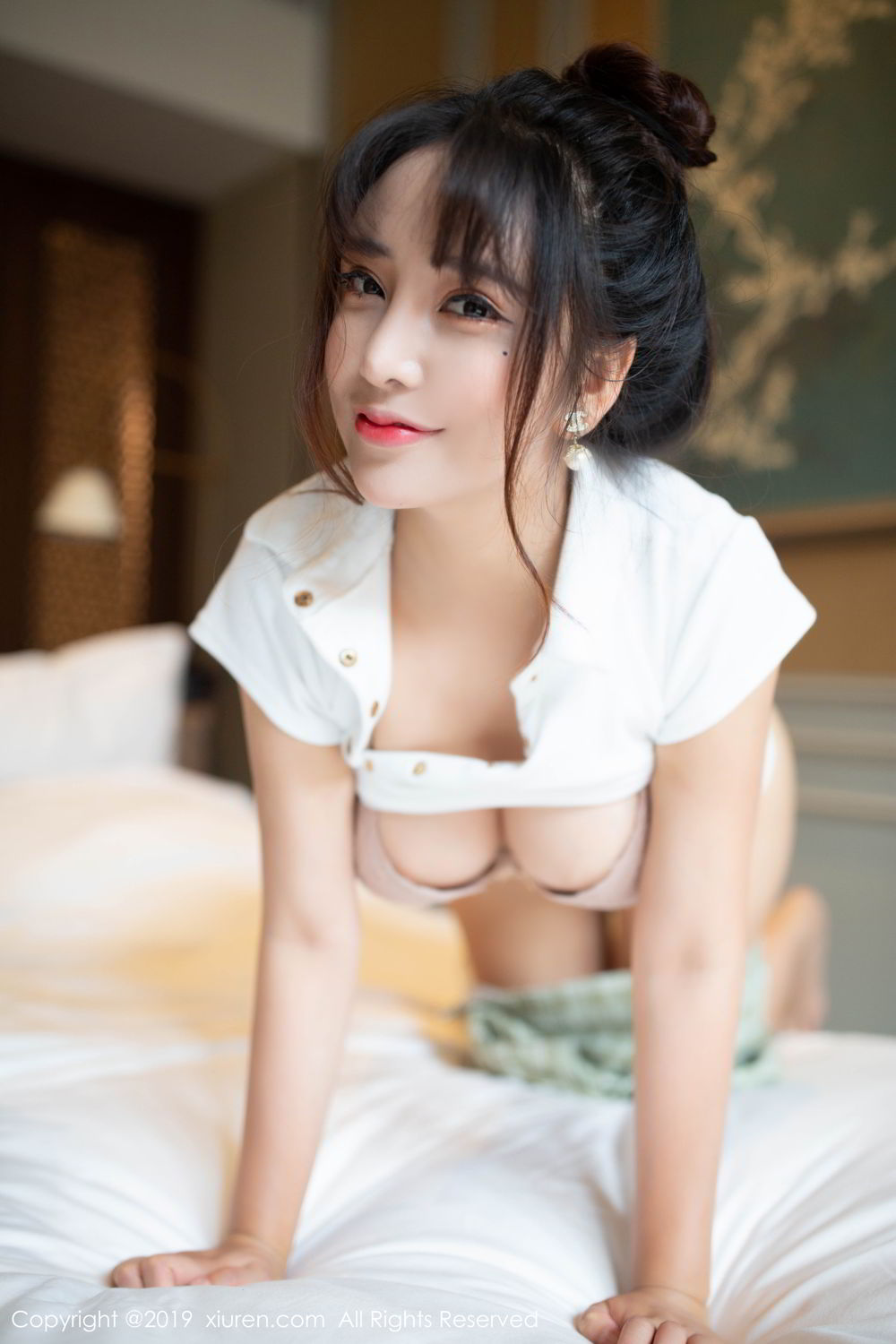 《秀人网 陶喜乐(小喜) 内衣写真》第3张,模特陶喜乐(小喜),秀人网,内衣主题,全套70张