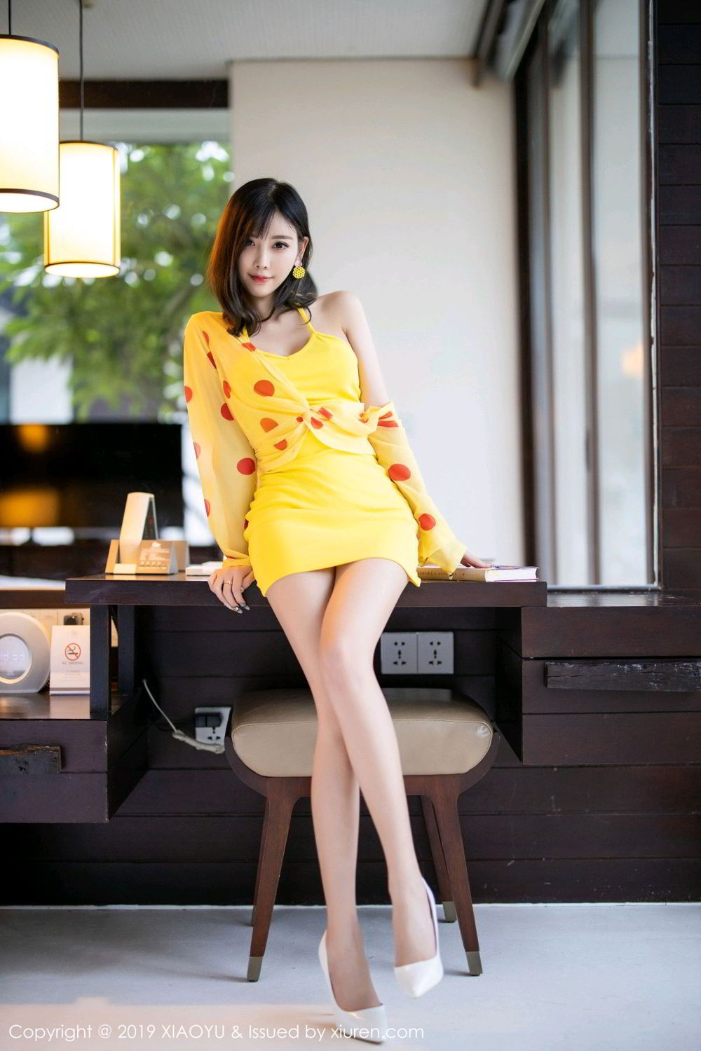 《语画界 杨晨晨 制服写真 VOL.204》第12张,模特杨晨晨,语画界,制服主题,全套58张