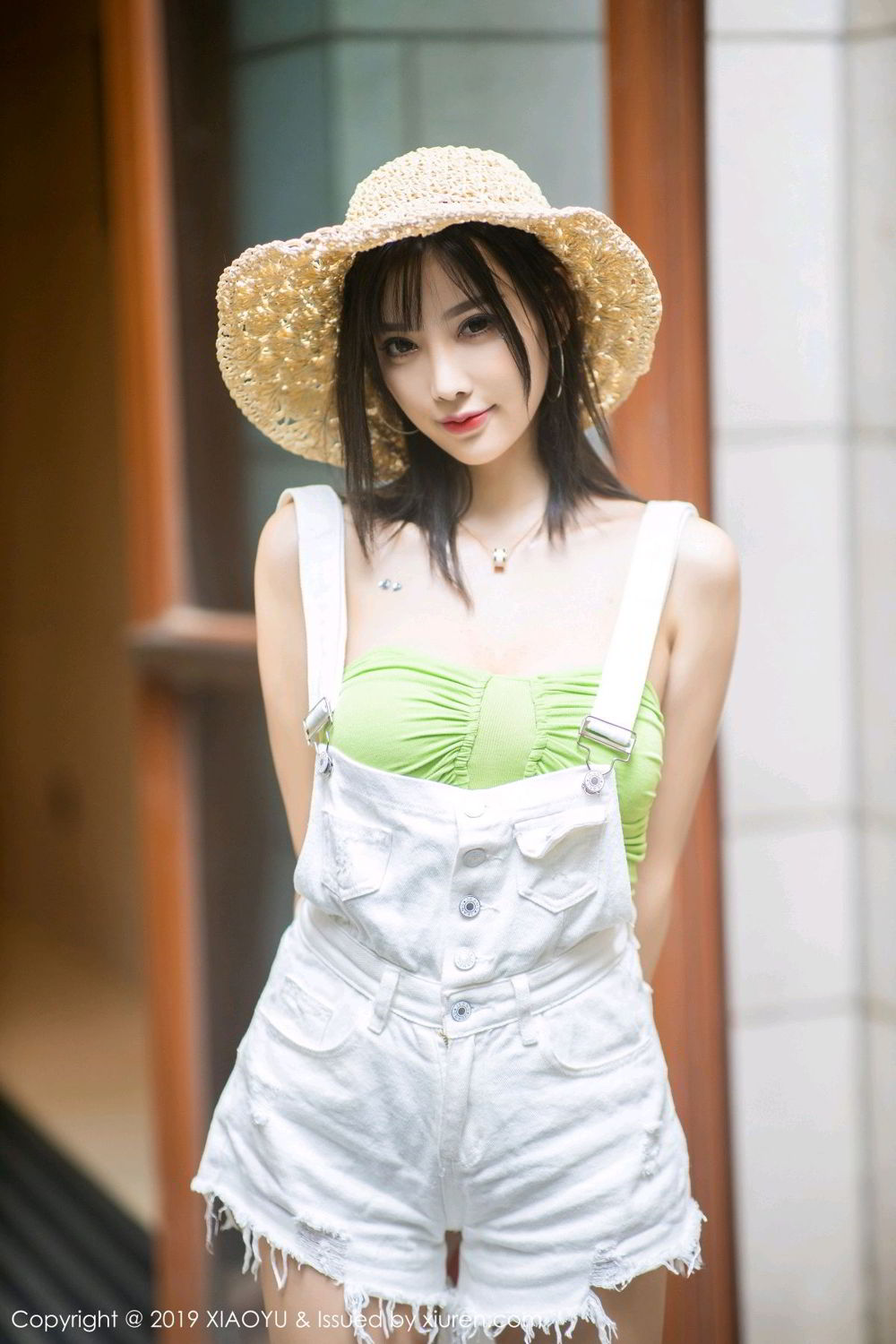 《语画界 杨晨晨 制服写真 VOL.204》第48张，模特杨晨晨，语画界，制服主题，全套58张