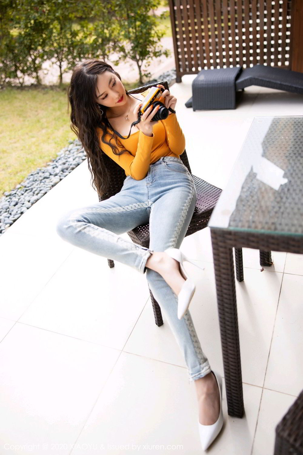 《语画界 杨晨晨 制服写真 VOL.228》第9张,模特杨晨晨,语画界,制服主题,全套62张