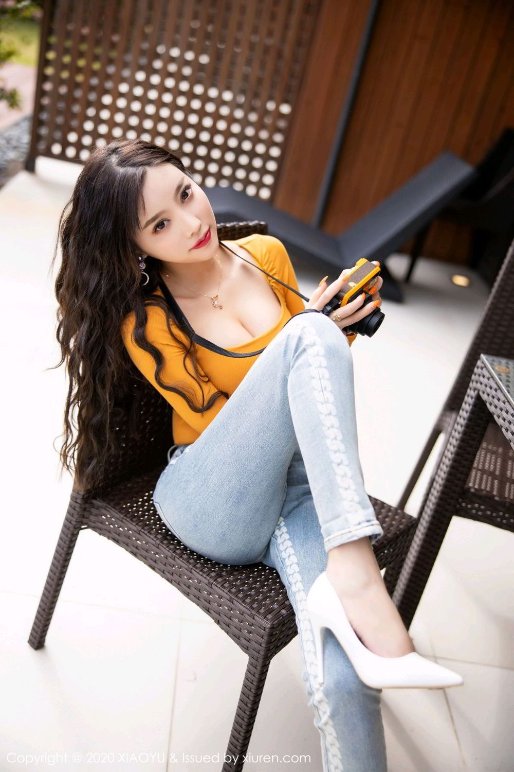 《语画界 杨晨晨 制服写真 VOL.228》第10张,模特杨晨晨,语画界,制服主题,全套62张