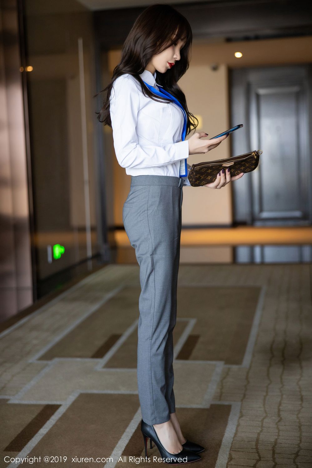 《秀人网 周于希dummy(Dummy Zhou) 制服写真》第11张,模特周于希dummy(Dummy Zhou),秀人网,制服主题,全套100张