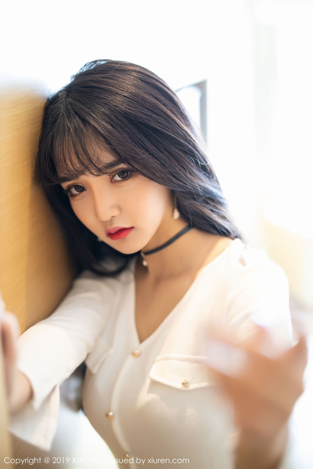 《语画界 Miko酱 制服写真 VOL.212》第45张,模特Miko酱,语画界,制服主题,全套100张